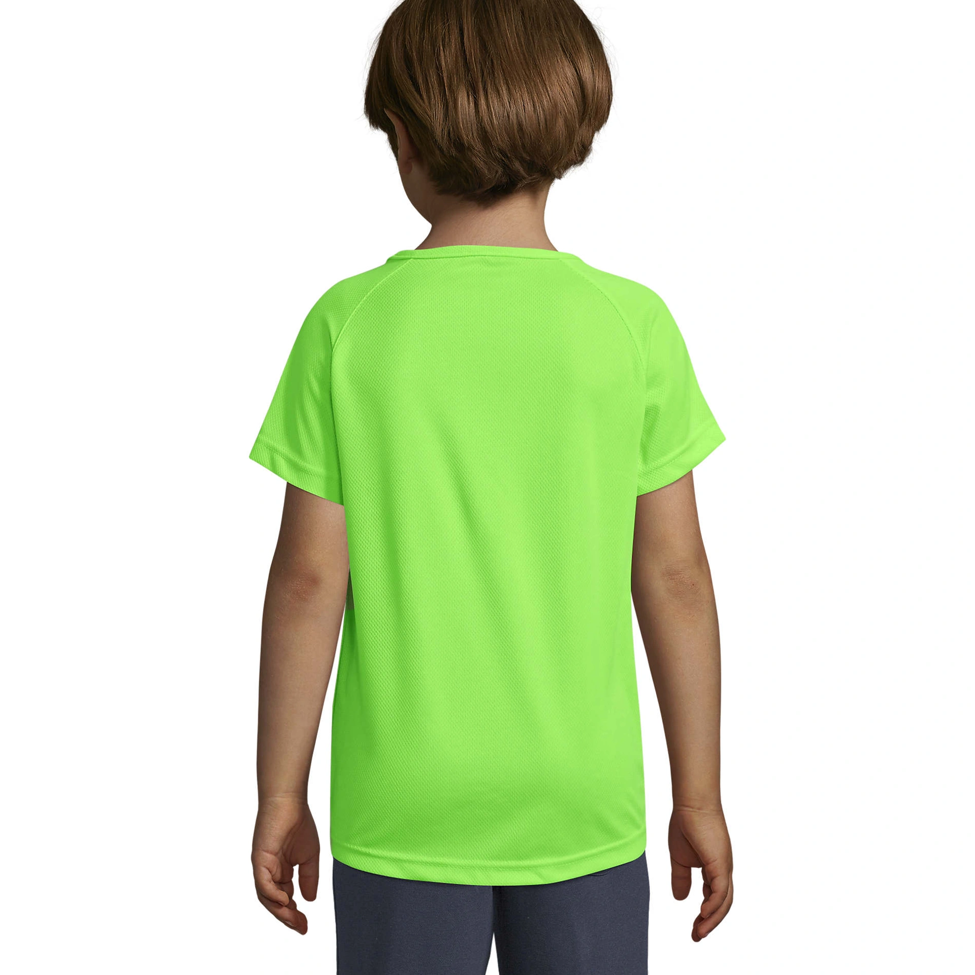 Футболка спортивна дитяча SOL'S Sporty - Неоново-зелений / 6Y
