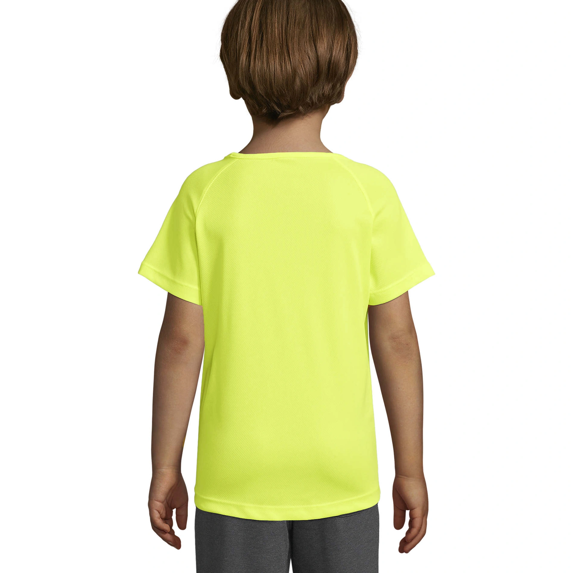 Футболка спортивна дитяча SOL'S Sporty - Неоново-жовтий / 6Y