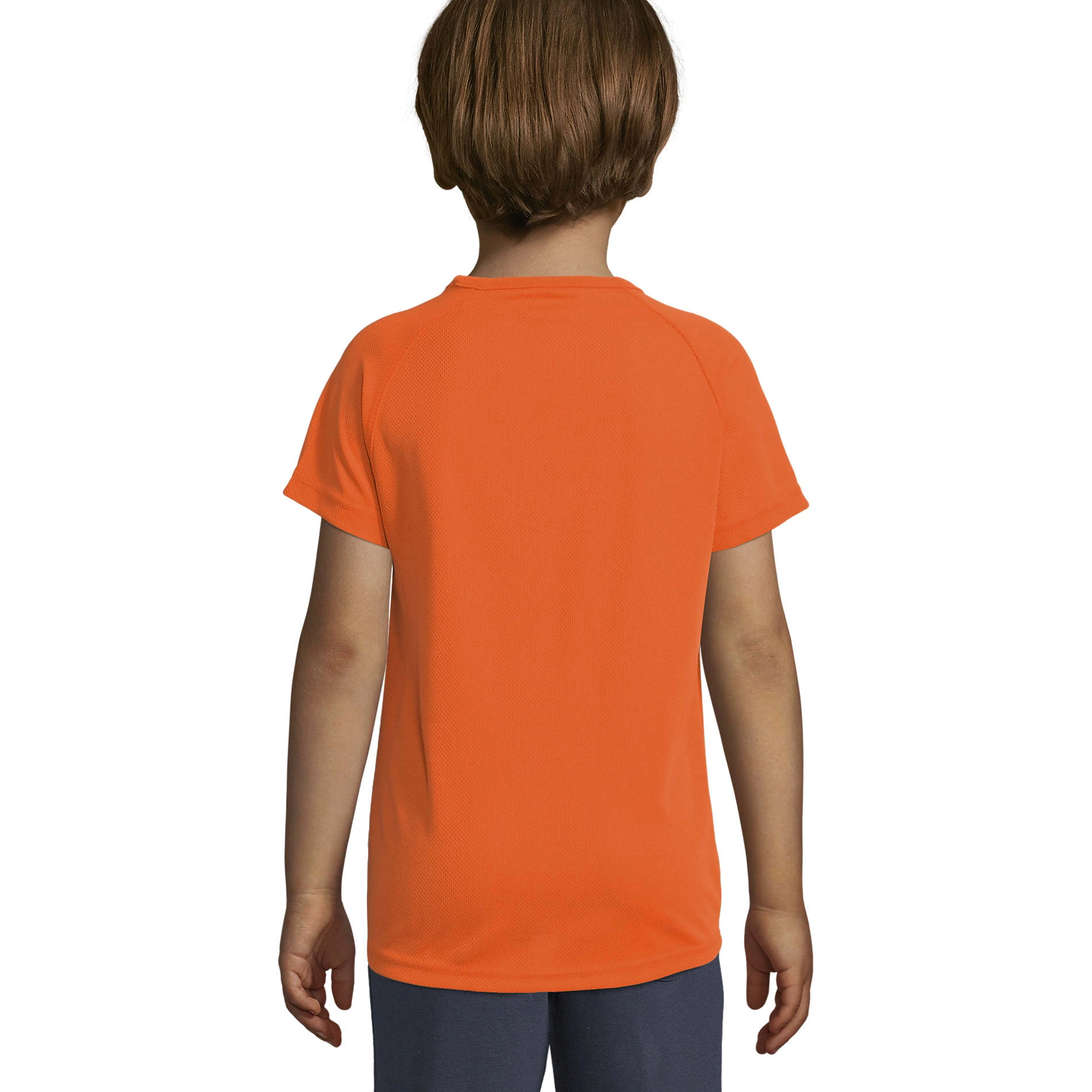 Футболка спортивна дитяча SOL'S Sporty - Неоново-помаранчевий / 6Y