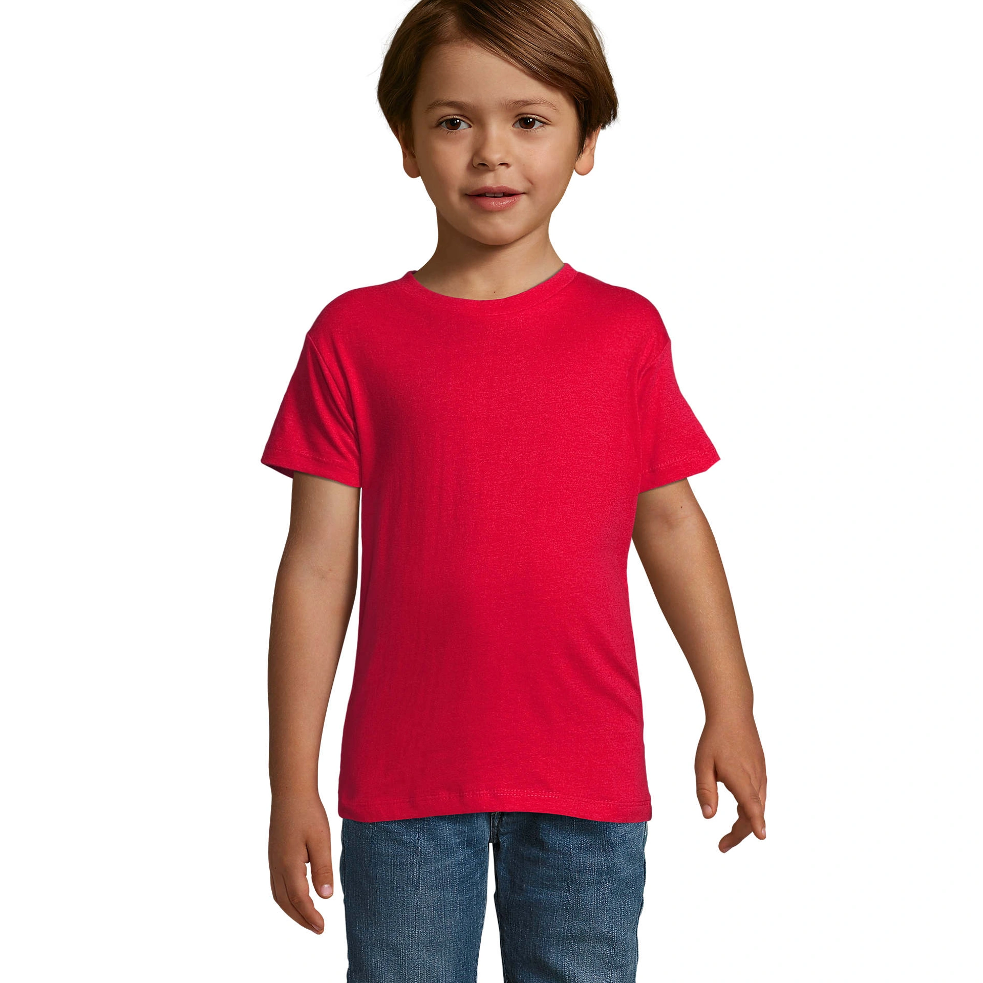 Футболка дитяча SOL'S Regent Fit - Червоний / 2Y