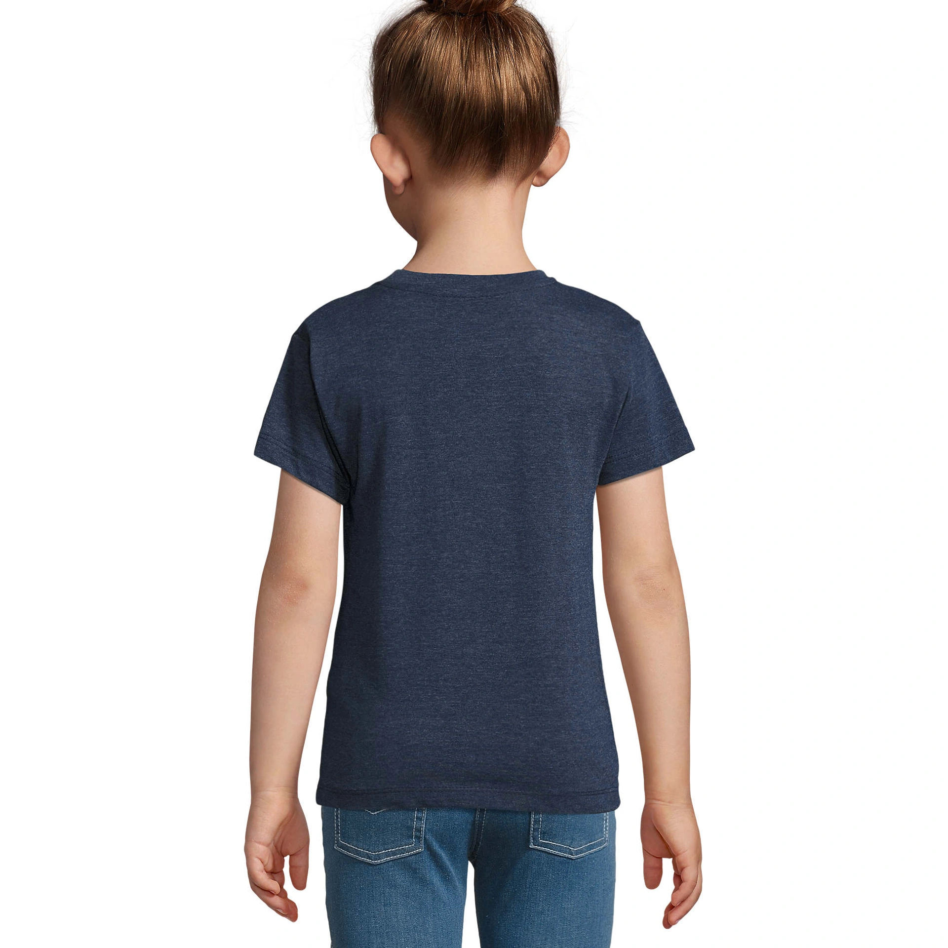 Футболка дитяча SOL'S Regent Fit - Джинсовий меланж / 2Y