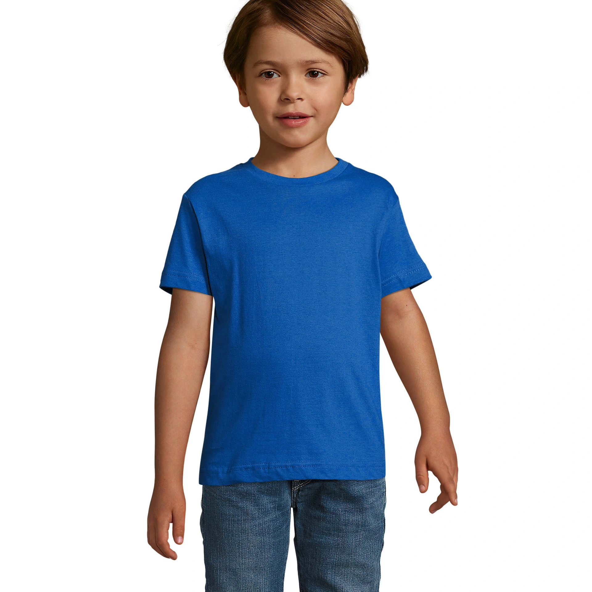 Футболка дитяча SOL'S Regent Fit - Яскраво-синій / 2Y