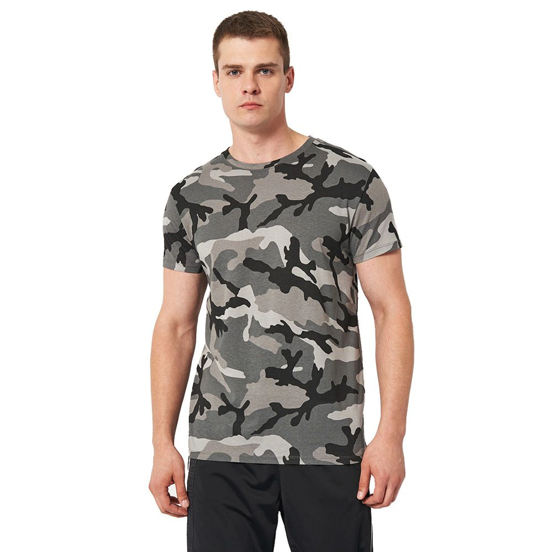 Футболка чоловіча SOL'S Camo - Камуфляж сірий / L