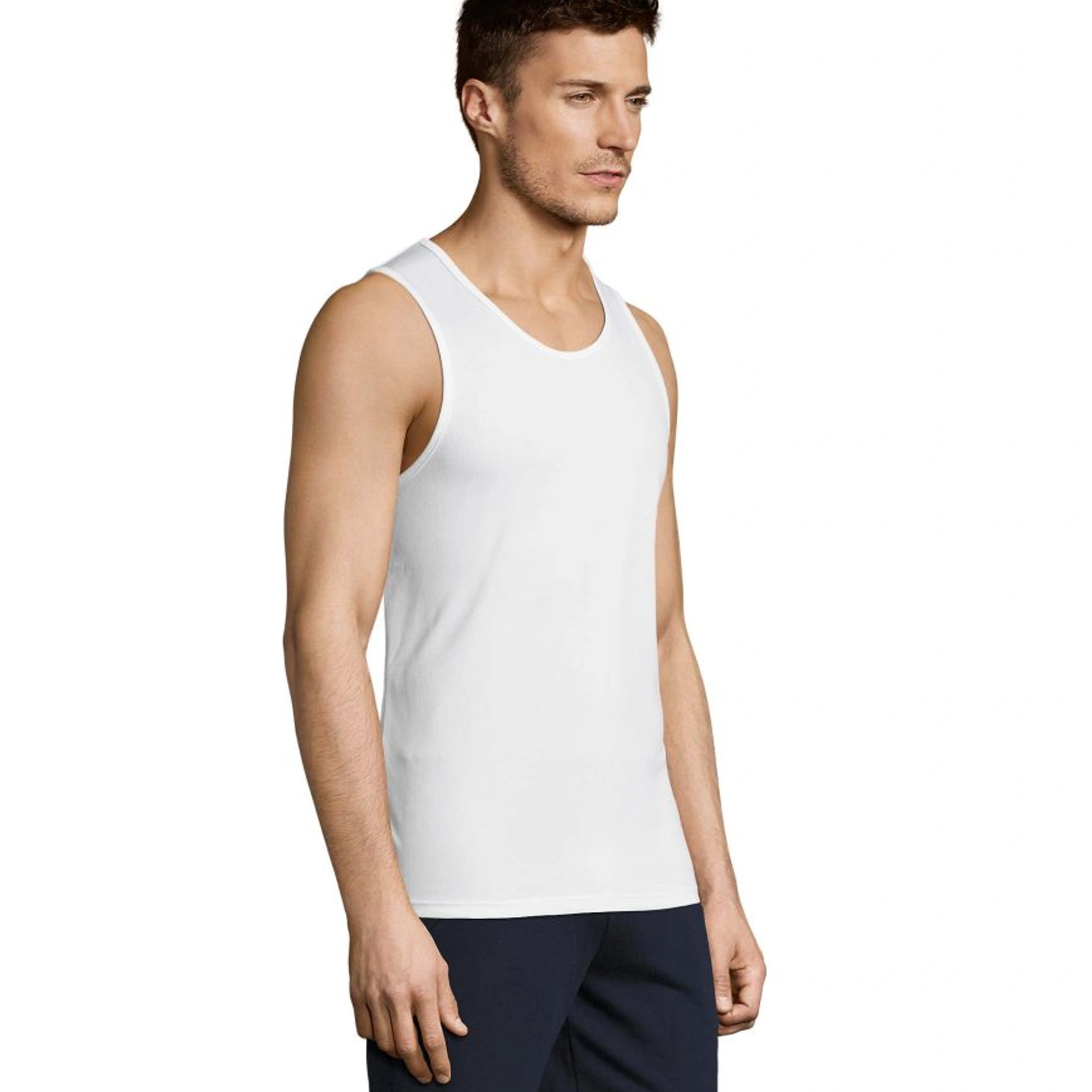 Майка спортивна чоловіча SOL'S Sporty TT - Білий / 3XL