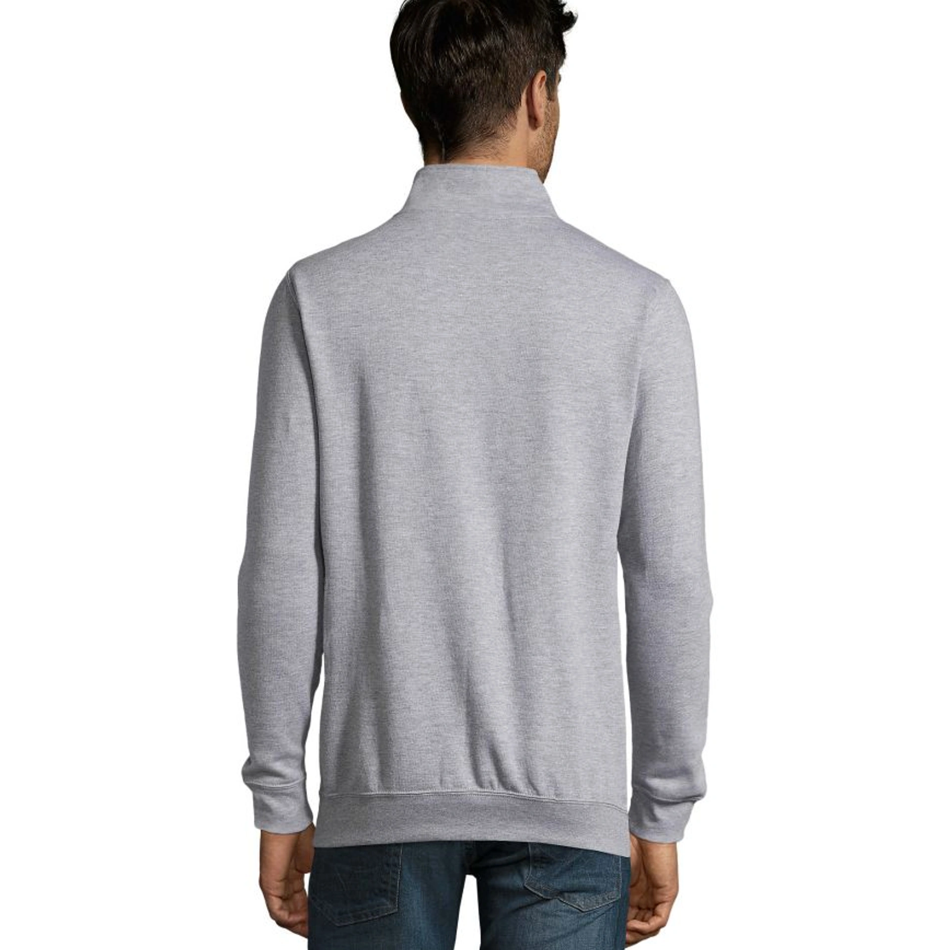 Світшот з коміром стійкою SOL'S Stan - Сірий меланж / 3XL