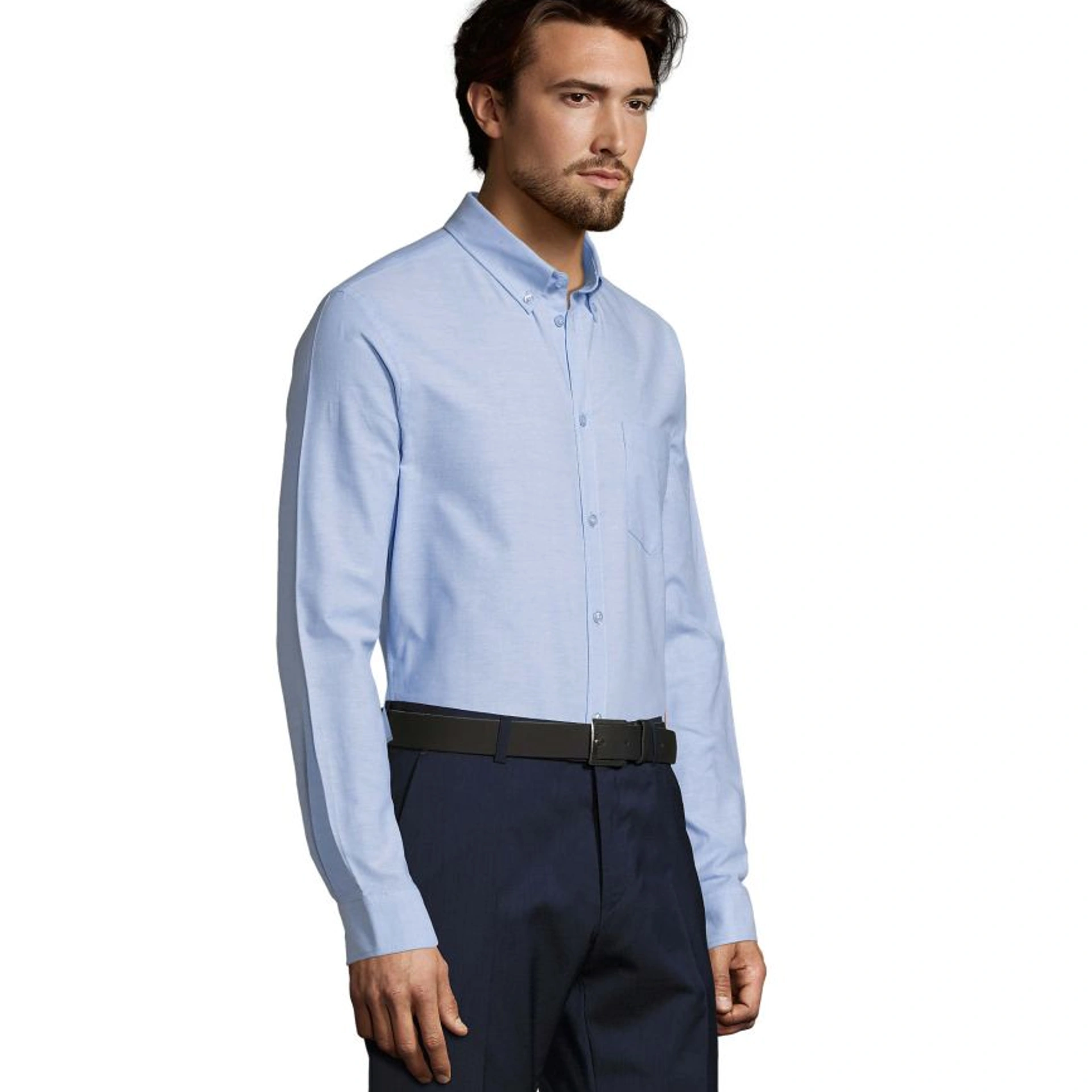 Сорочка SOL'S Boston Fit - Блакитний / 3XL