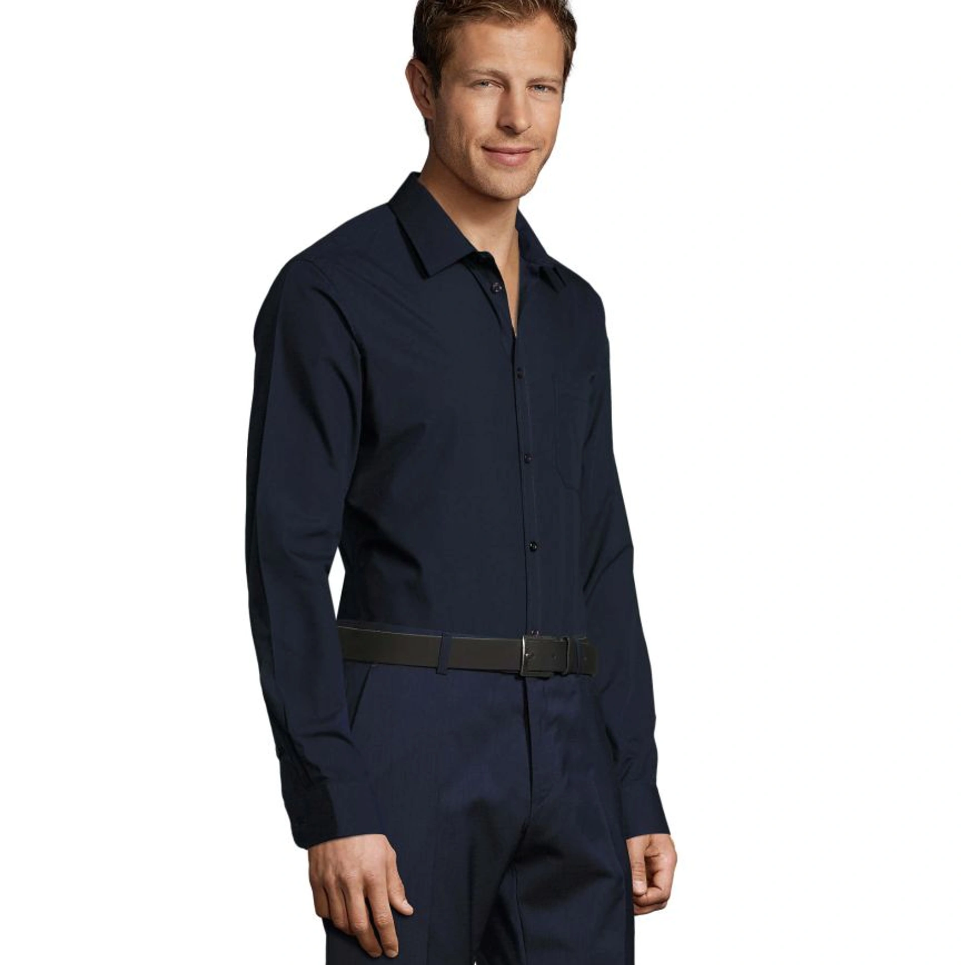 Сорочка SOL'S Baltimore fit - Темно-синій / 3XL