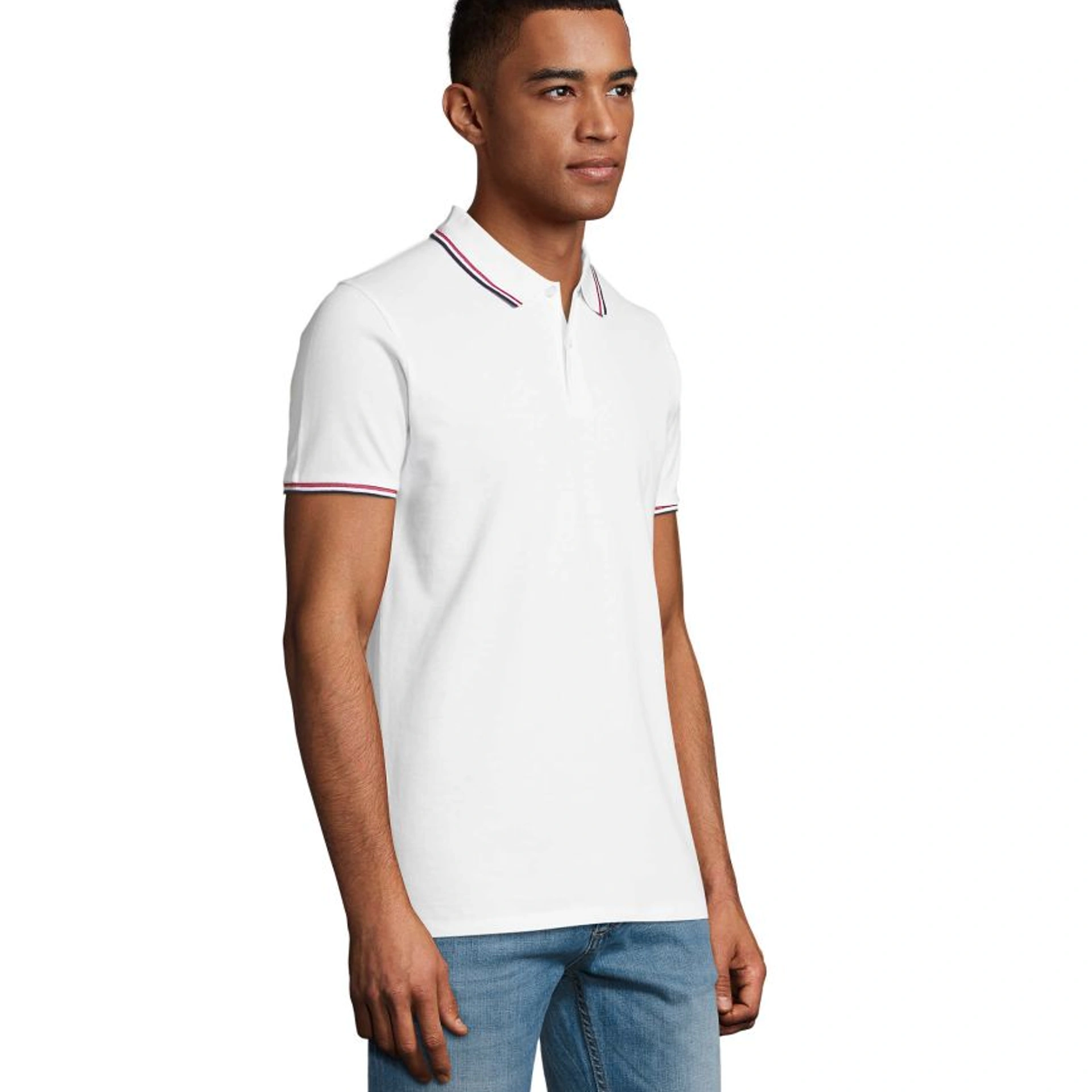 Футболка поло чоловіча SOL'S Prestige - Білий / 3XL