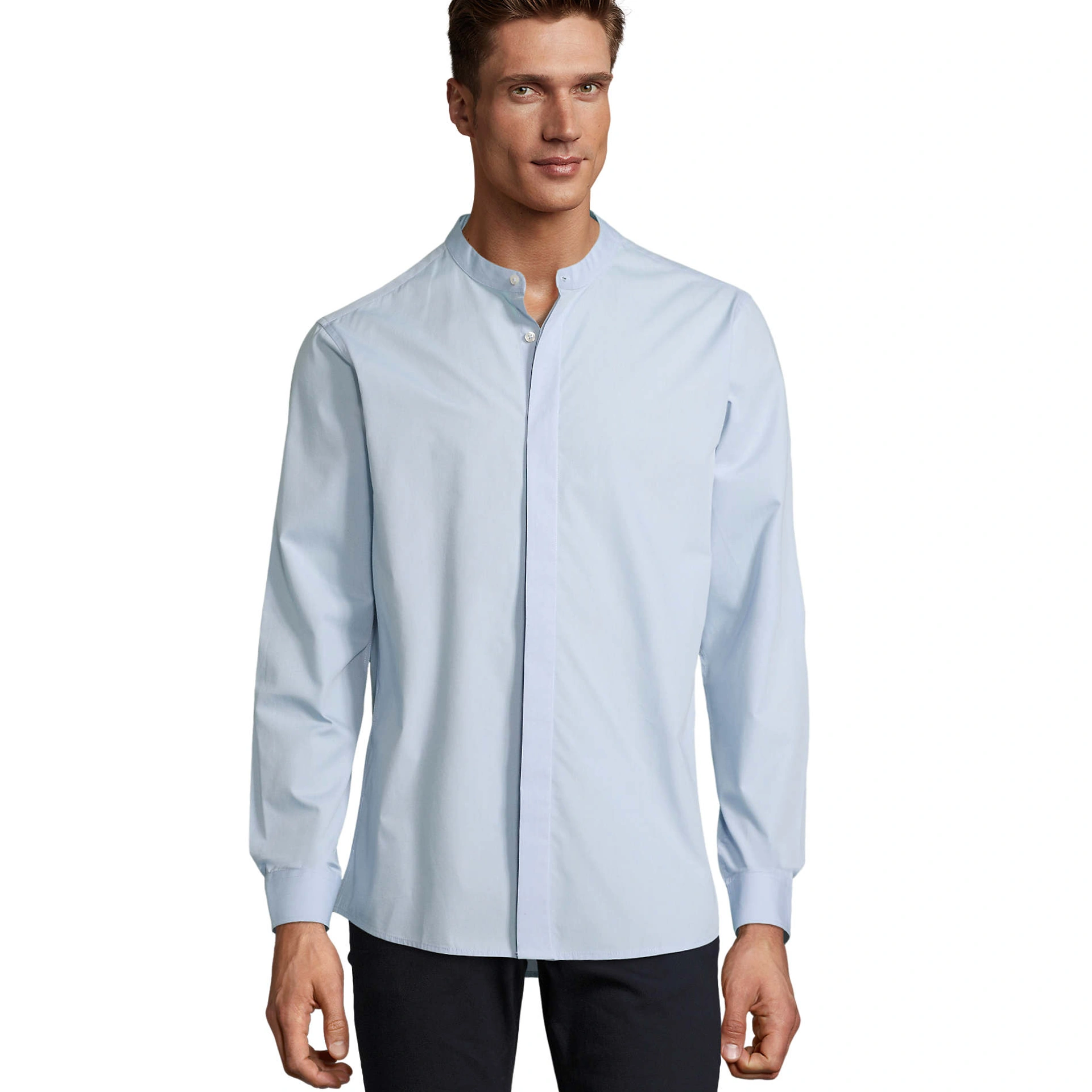 Сорочка чоловіча NeoBlu Bart - Блідо-блакитний / 3XL