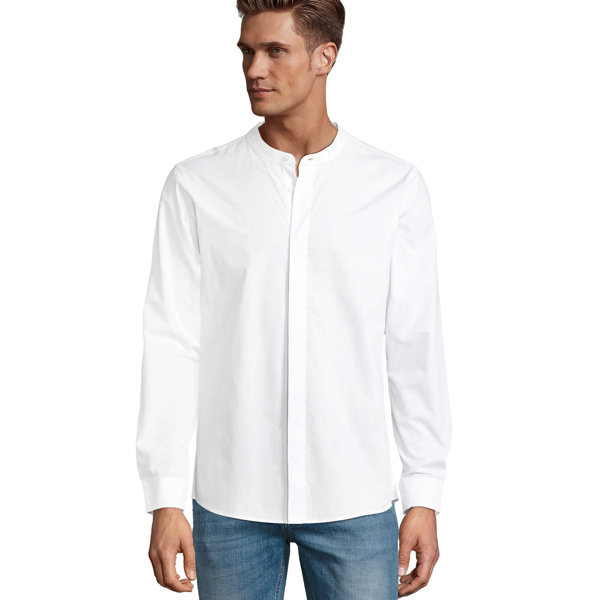 Сорочка чоловіча NeoBlu Bart - Білий / 3XL
