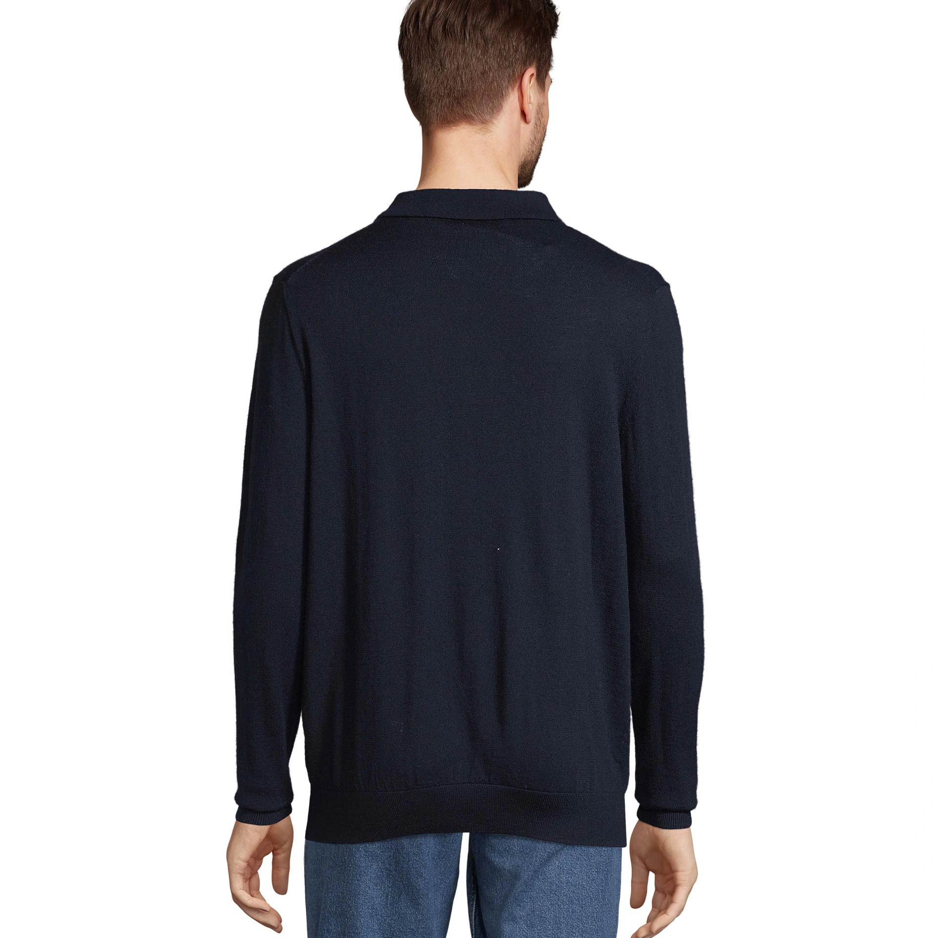 Лонгслів поло NeoBlu Stefan - Нічний синій / 3XL