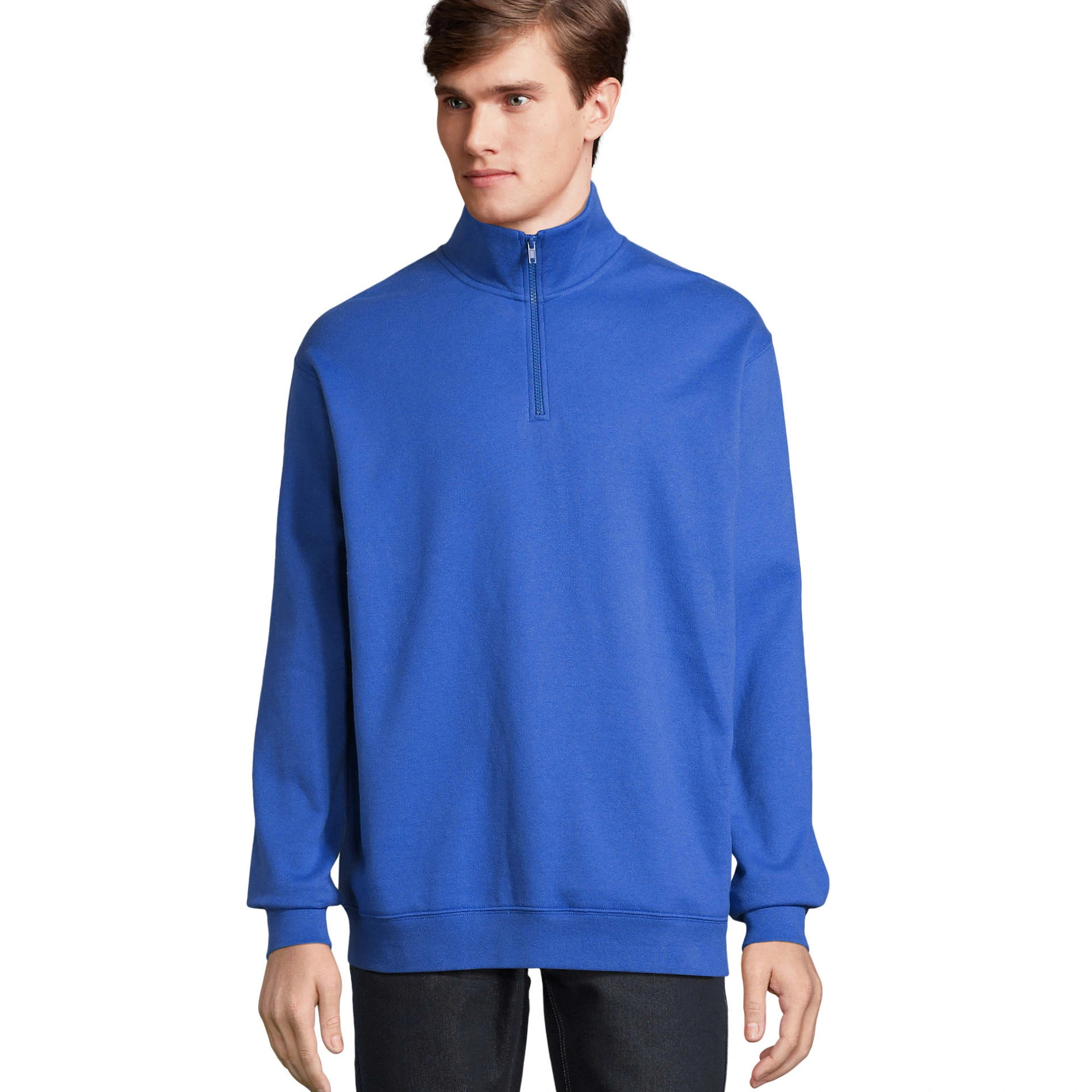 Світшот з коміром стійкою SOL'S Conrad - Яскраво-синій / 3XL