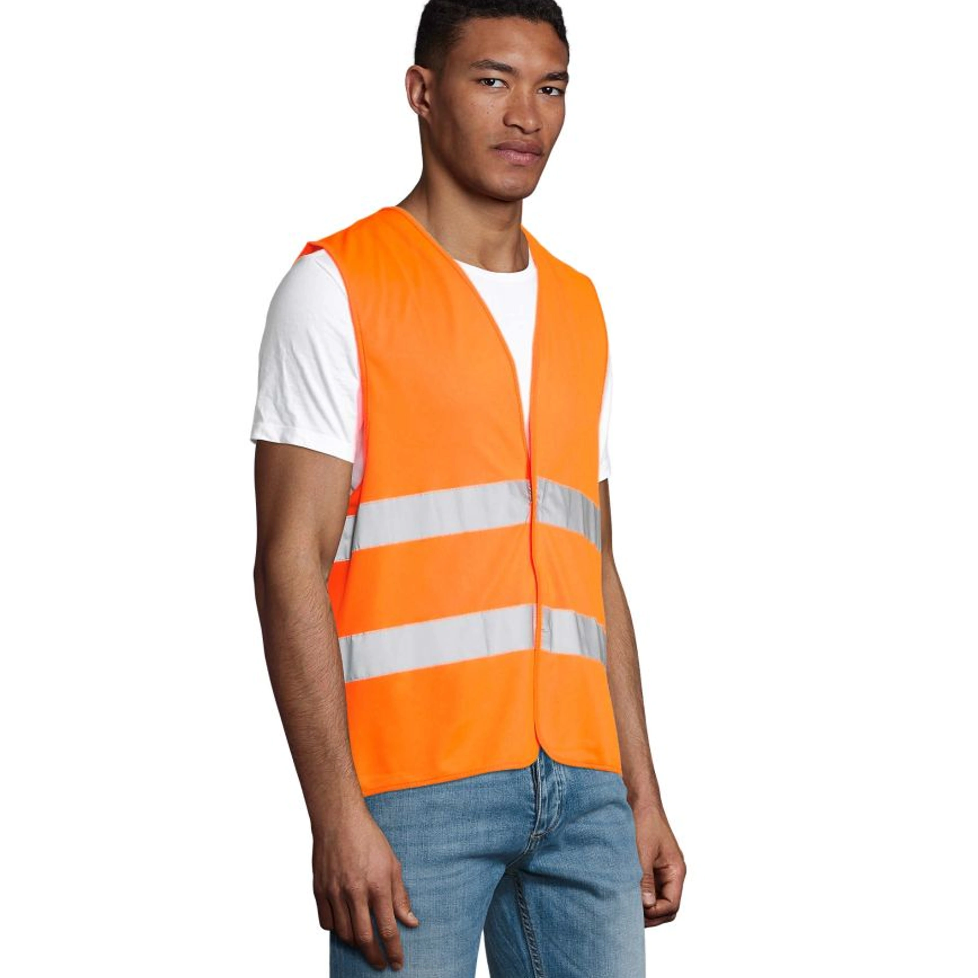Жилет SOL’S Safety PRO - Неоново-помаранчевий