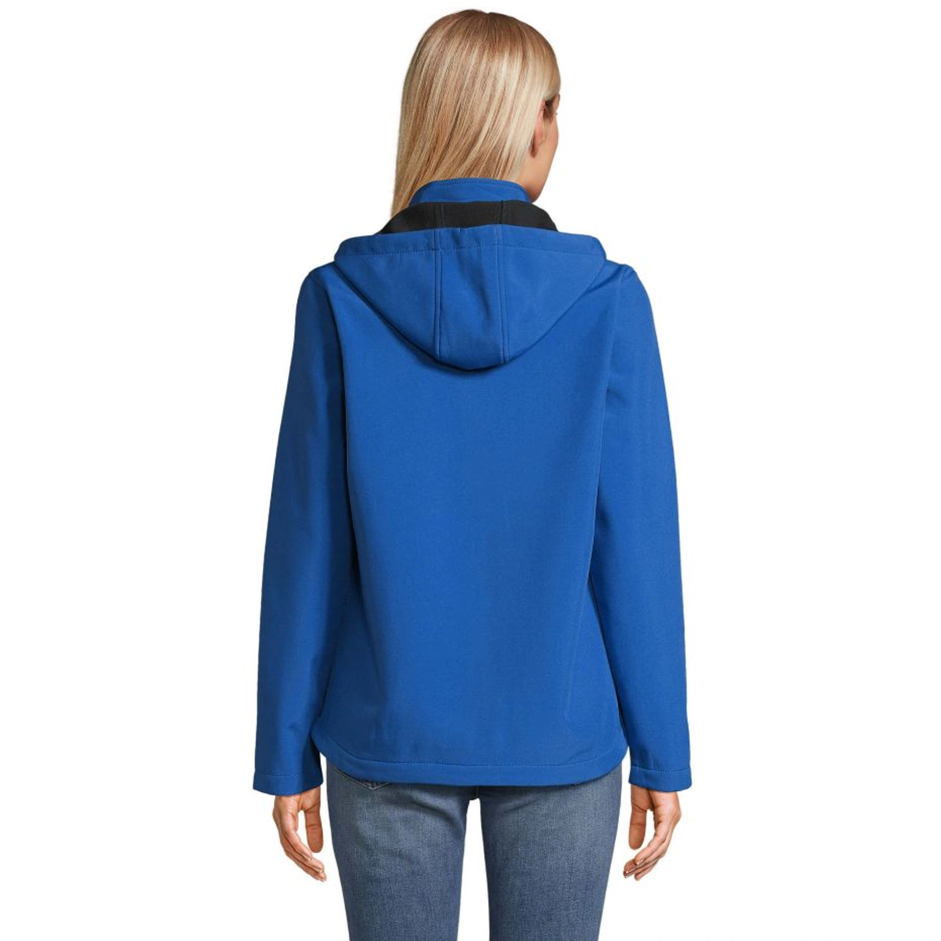 Куртка софтшел жіноча SOL'S Race Hooded - Яскраво-синій / 3XL