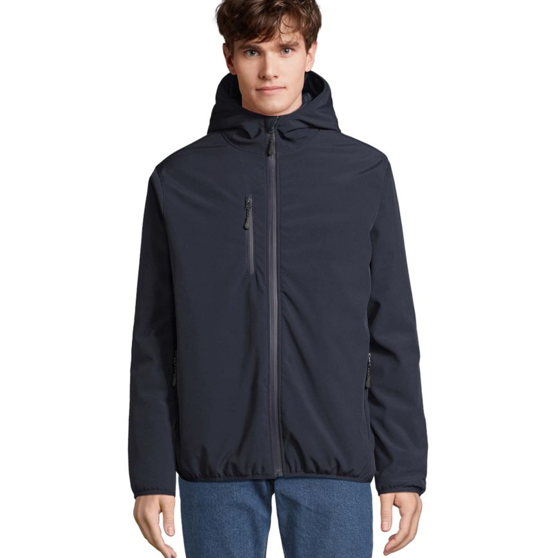 Куртка софтшел чоловіча SOL'S Falcon Padded - Темно-синій / 3XL
