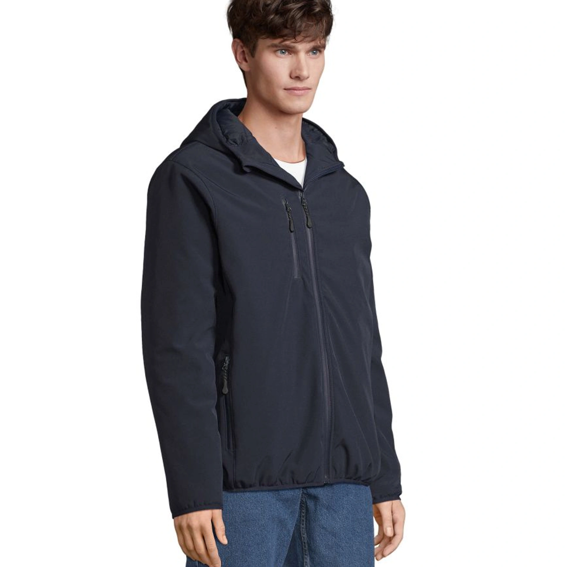 Куртка софтшел чоловіча SOL'S Falcon Padded - Темно-синій / 3XL