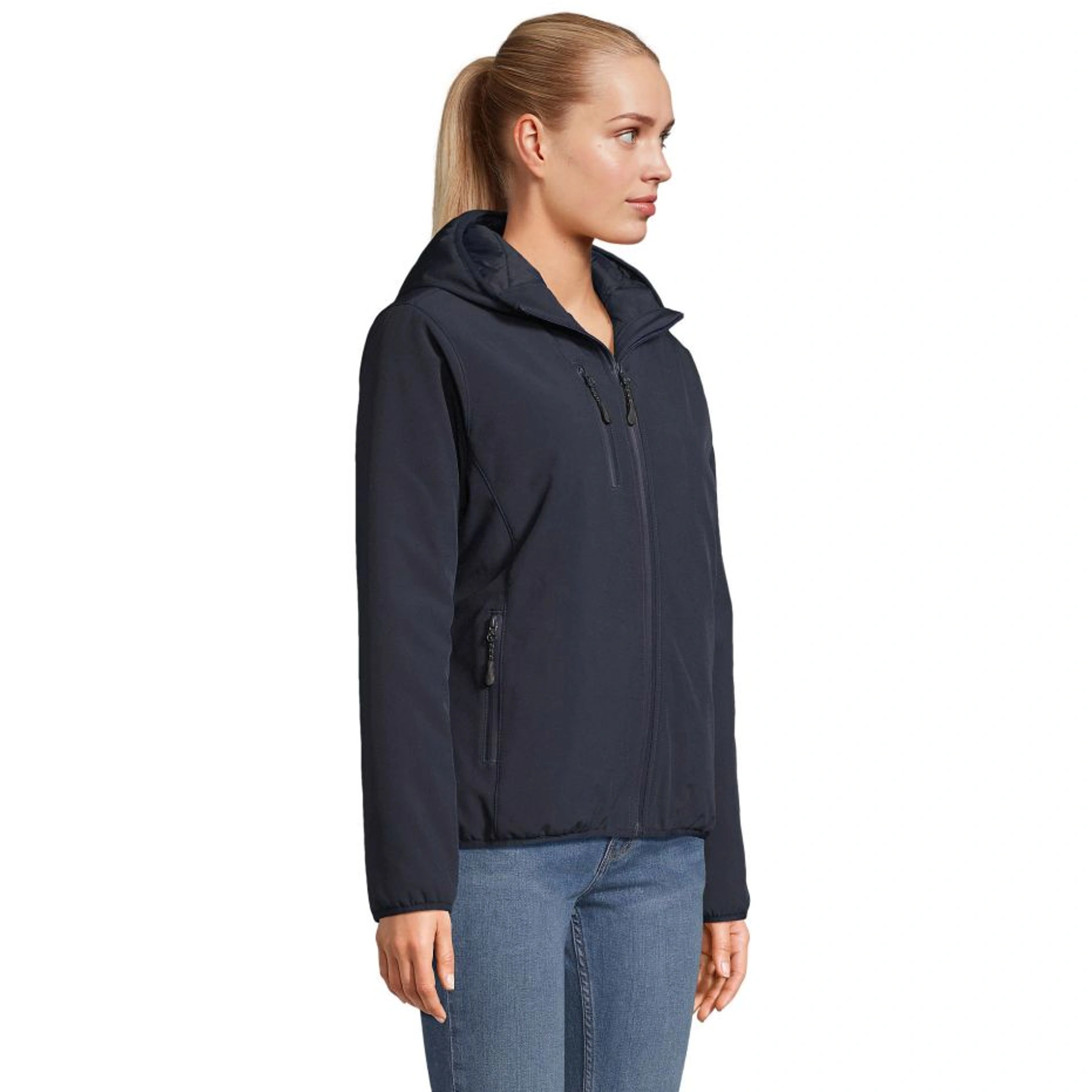 Куртка софтшел жіноча SOL'S Falcon Padded - Темно-синій / 3XL