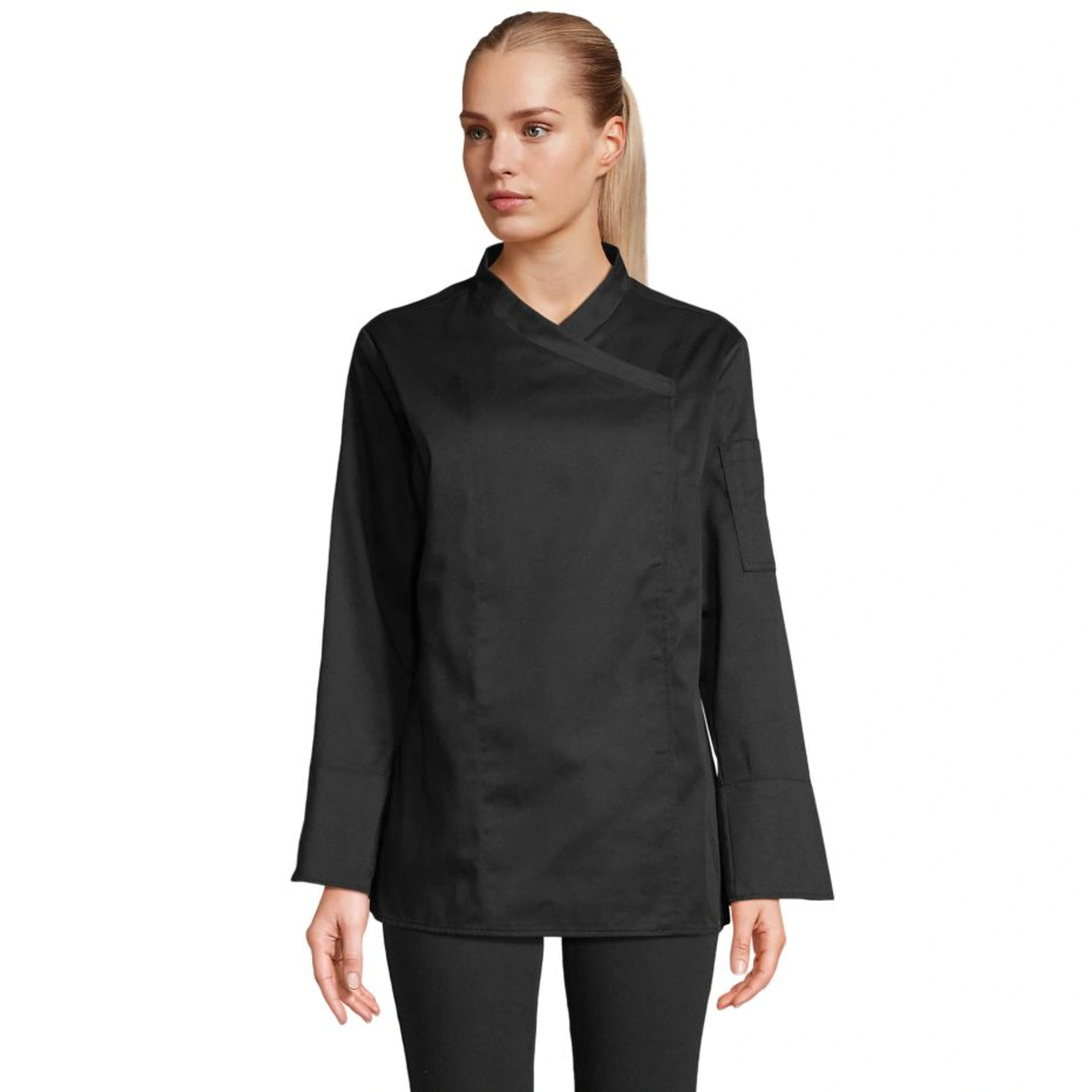 Китель кухарський жіночий NeoBlu Eugenie - Чорний / 3XL