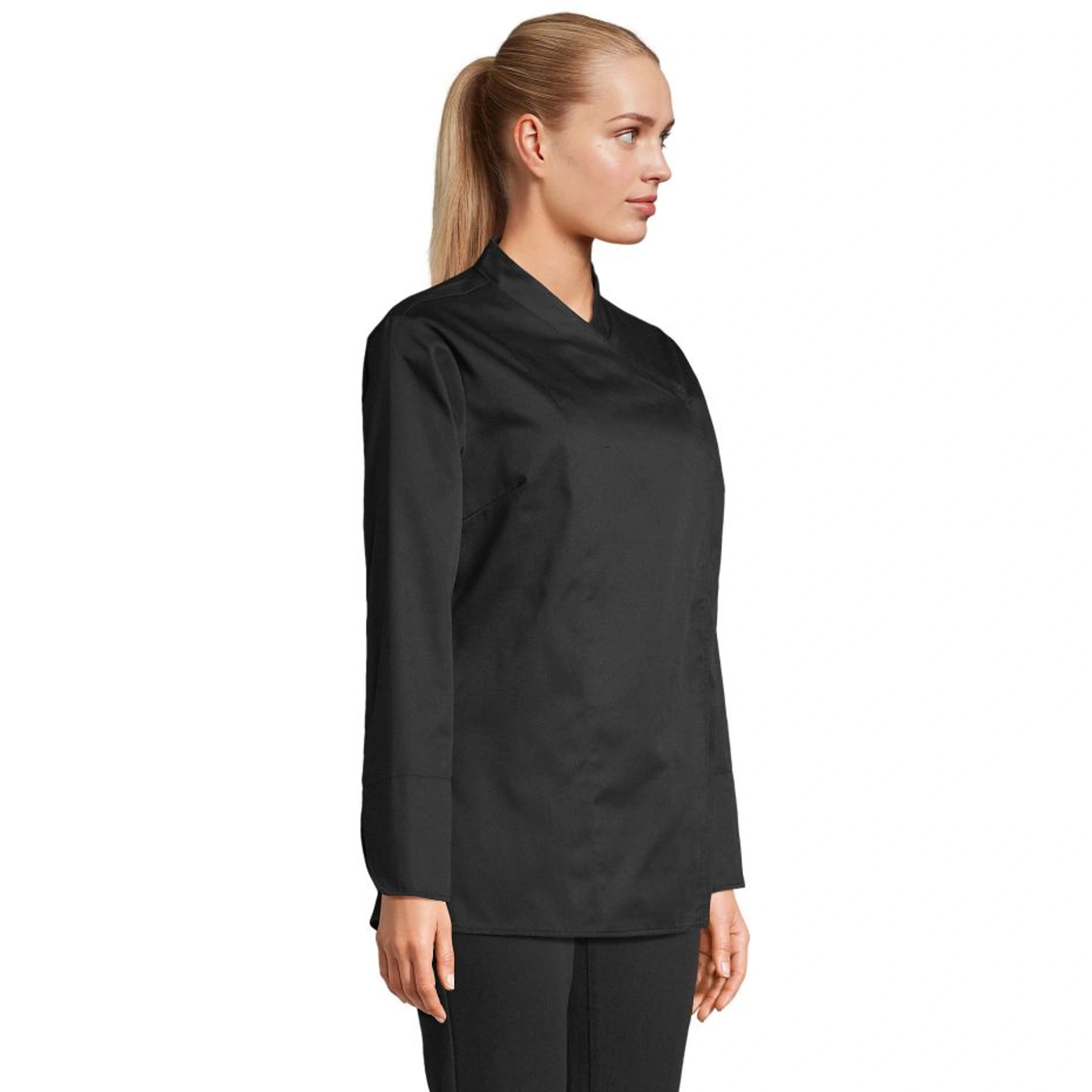 Китель кухарський жіночий NeoBlu Eugenie - Чорний / 3XL