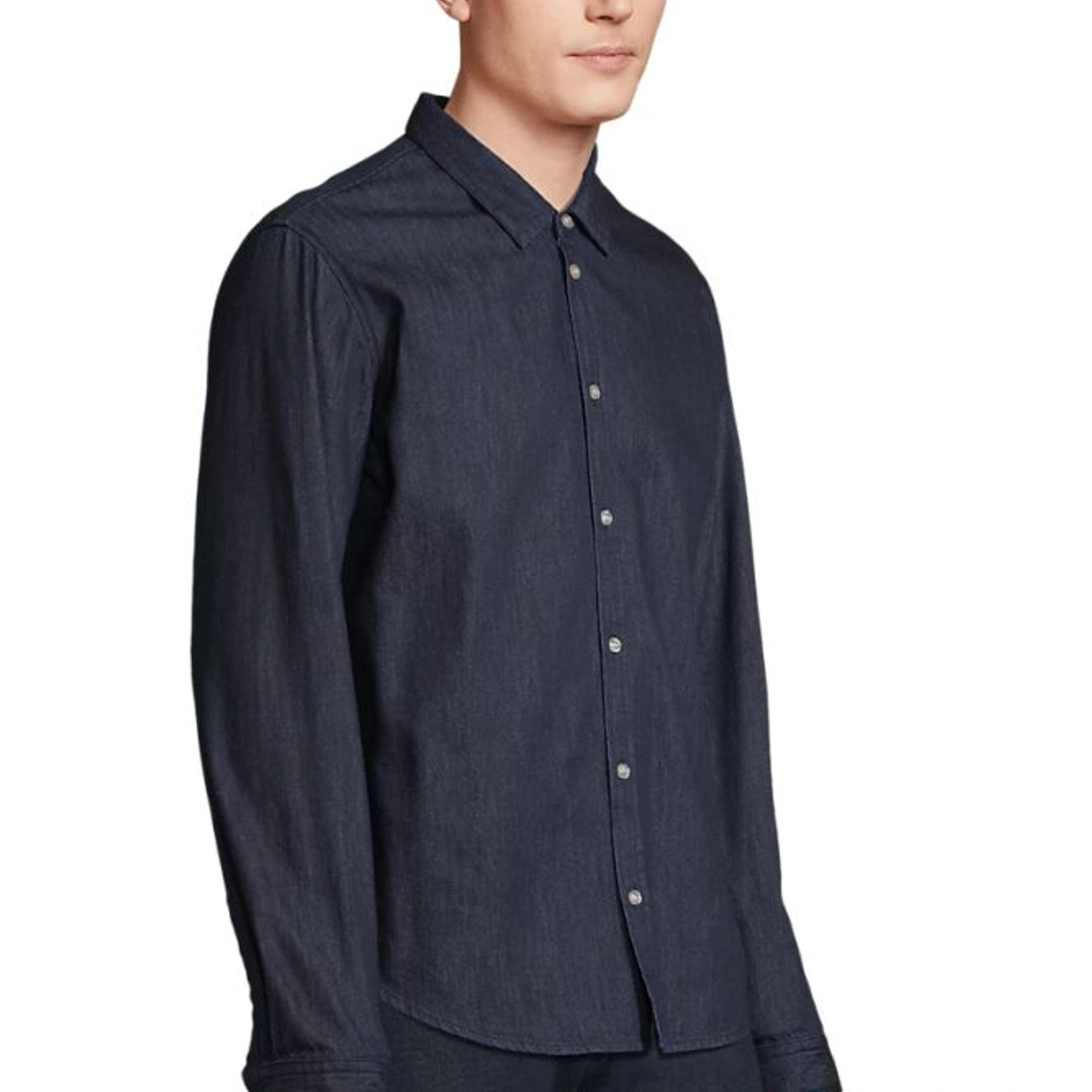 Сорочка чоловіча NeoBlu Bennett - Джинсовий / 3XL