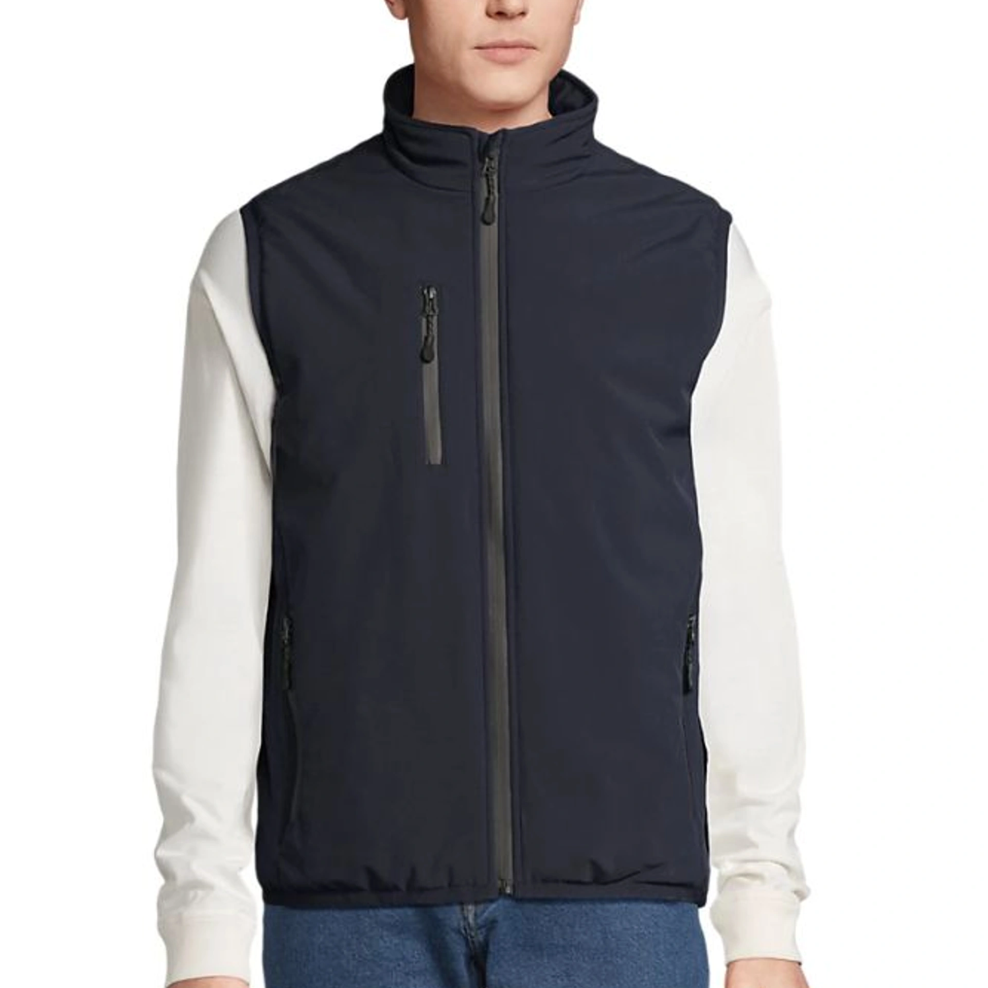 Жилет софтшел SOL’S Falcon Padded BW - Темно-синій / 3XL