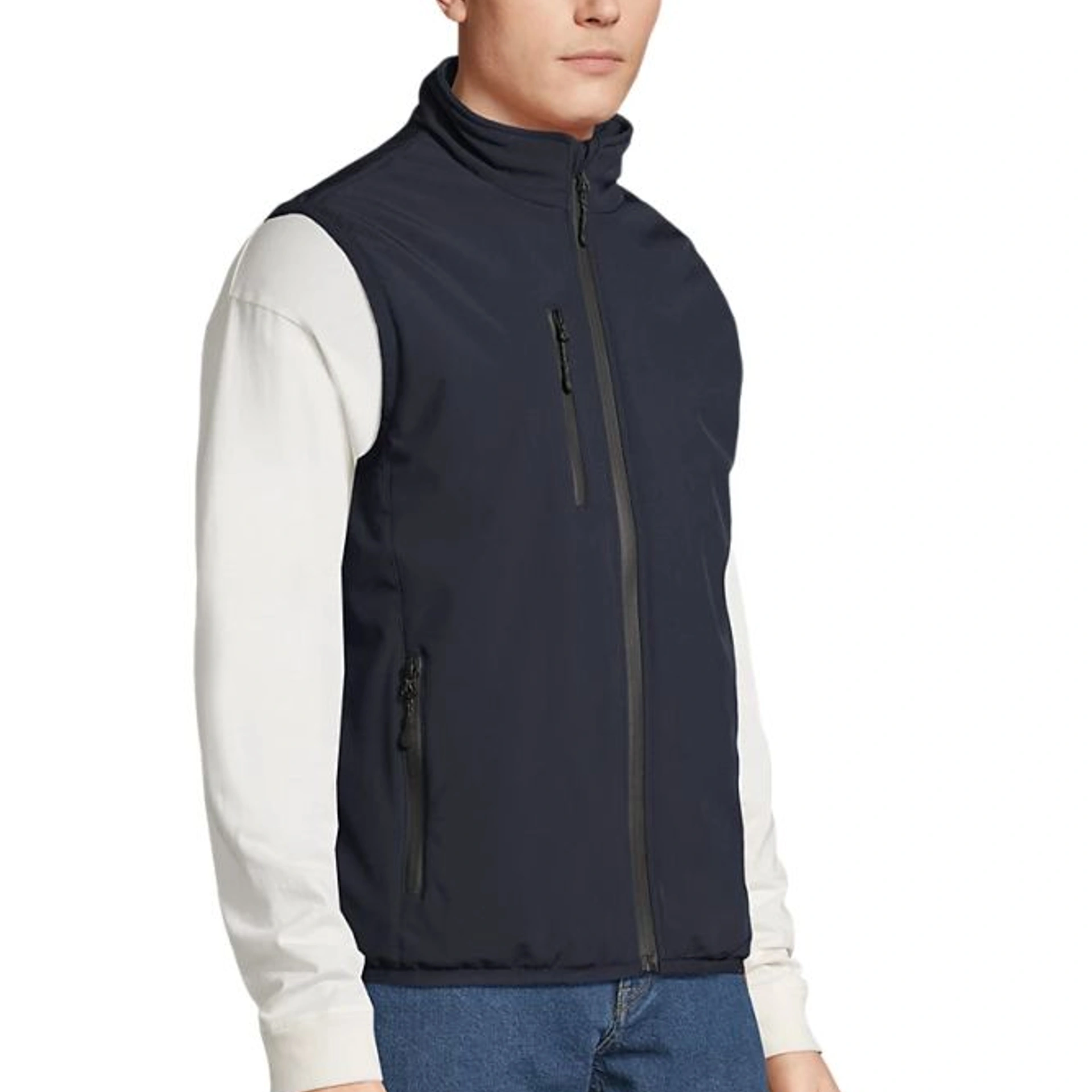 Жилет софтшел SOL’S Falcon Padded BW - Темно-синій / 3XL