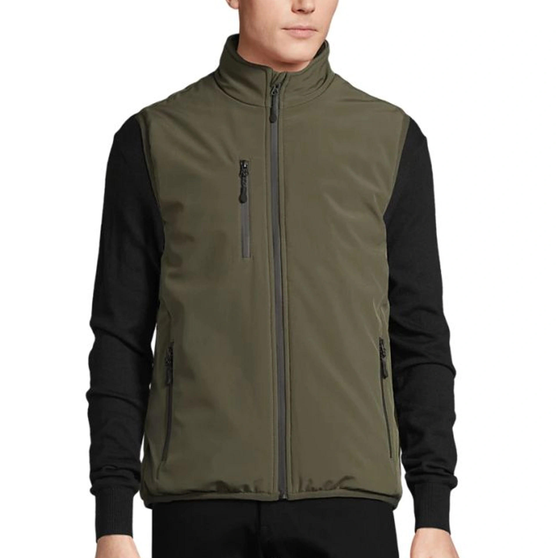 Жилет софтшел SOL’S Falcon Padded BW - Армійський / 3XL