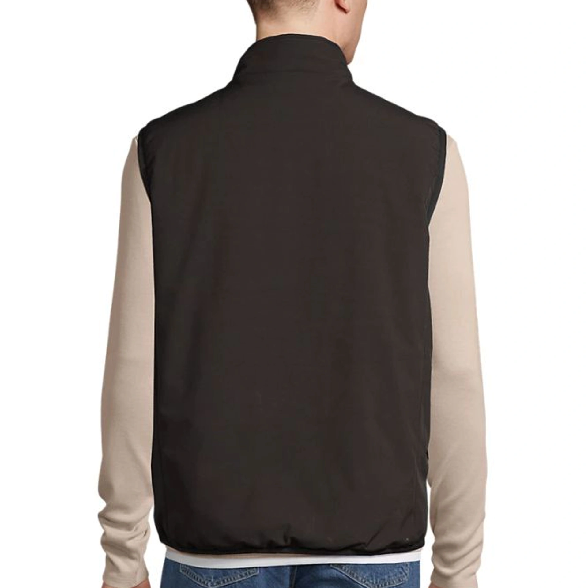 Жилет софтшел SOL’S Falcon Padded BW - Чорний / 3XL