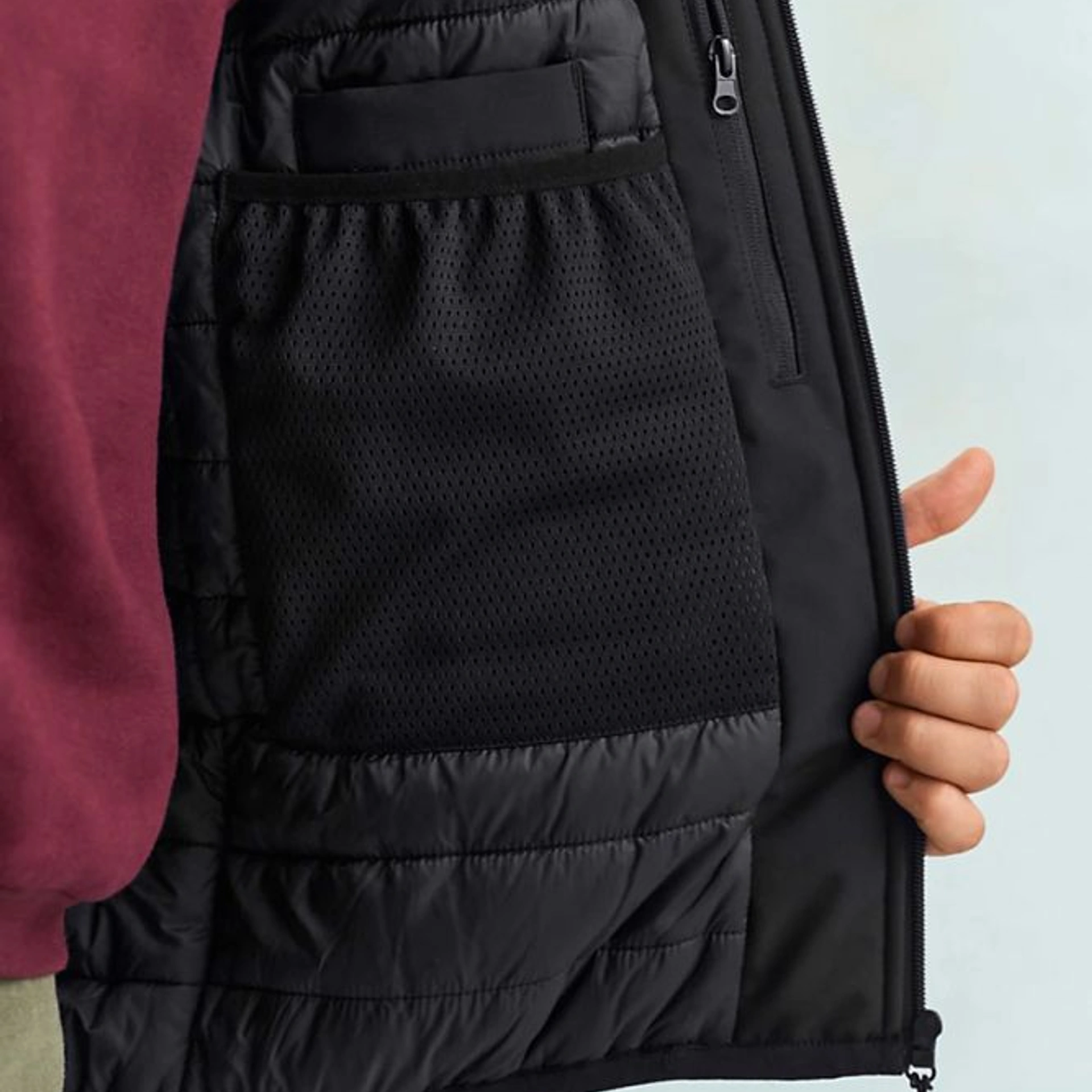 Жилет софтшел SOL’S Falcon Padded BW - Чорний / 3XL