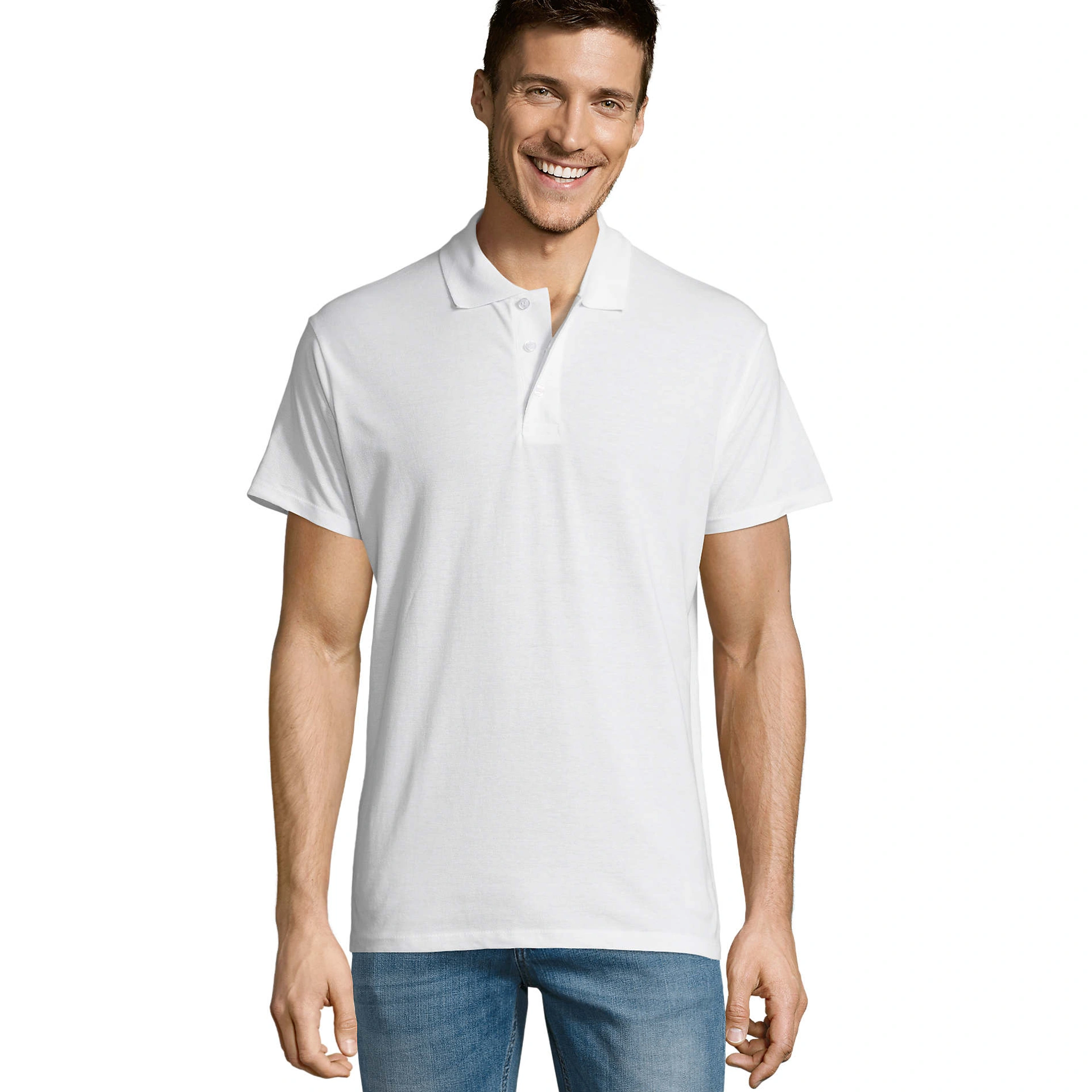 Футболка поло SOL'S Summer II - Білий / 3XL