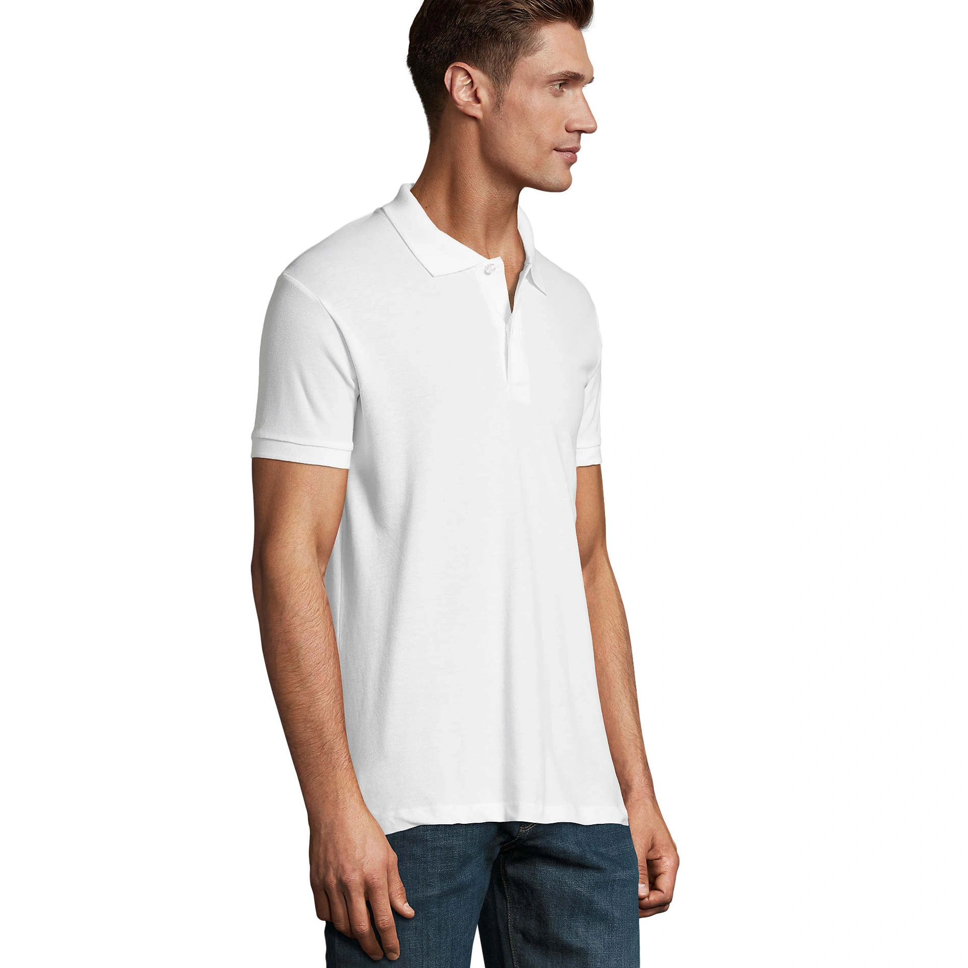 Футболка поло чоловіча SOL'S Perfect - Білий / 3XL