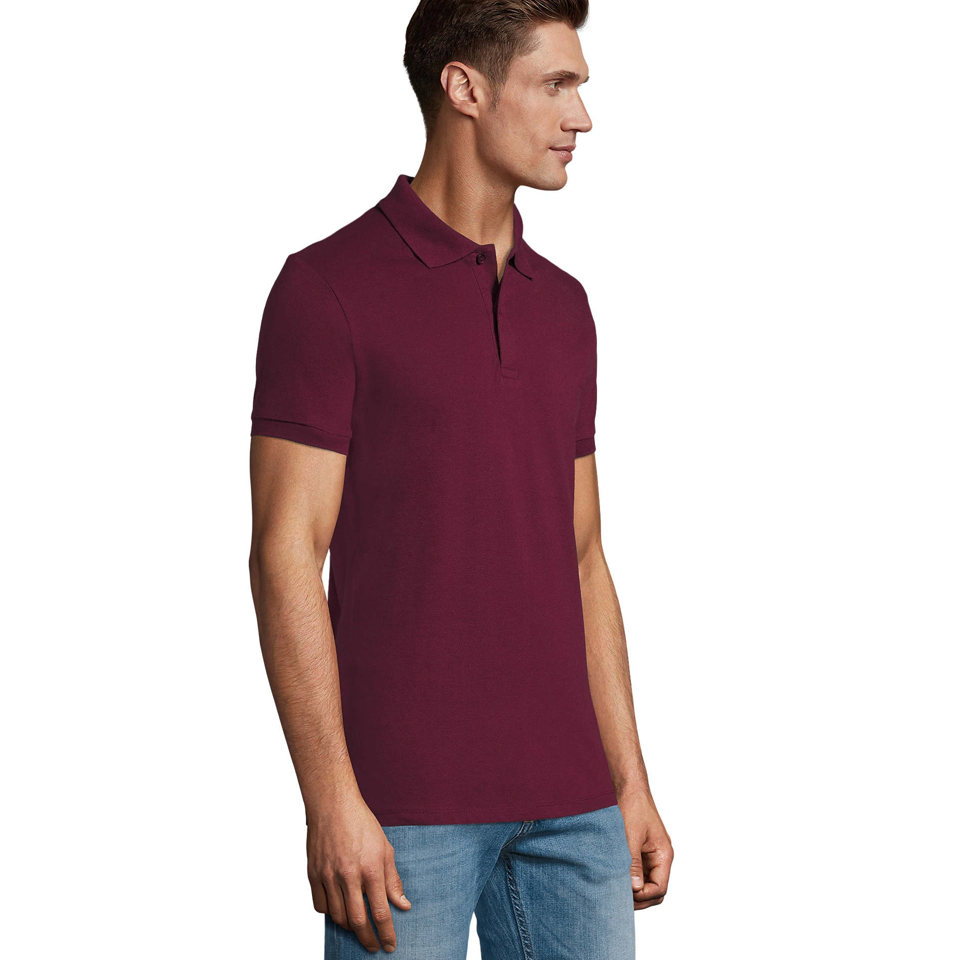 Футболка поло чоловіча SOL'S Perfect - Бордовий / 3XL
