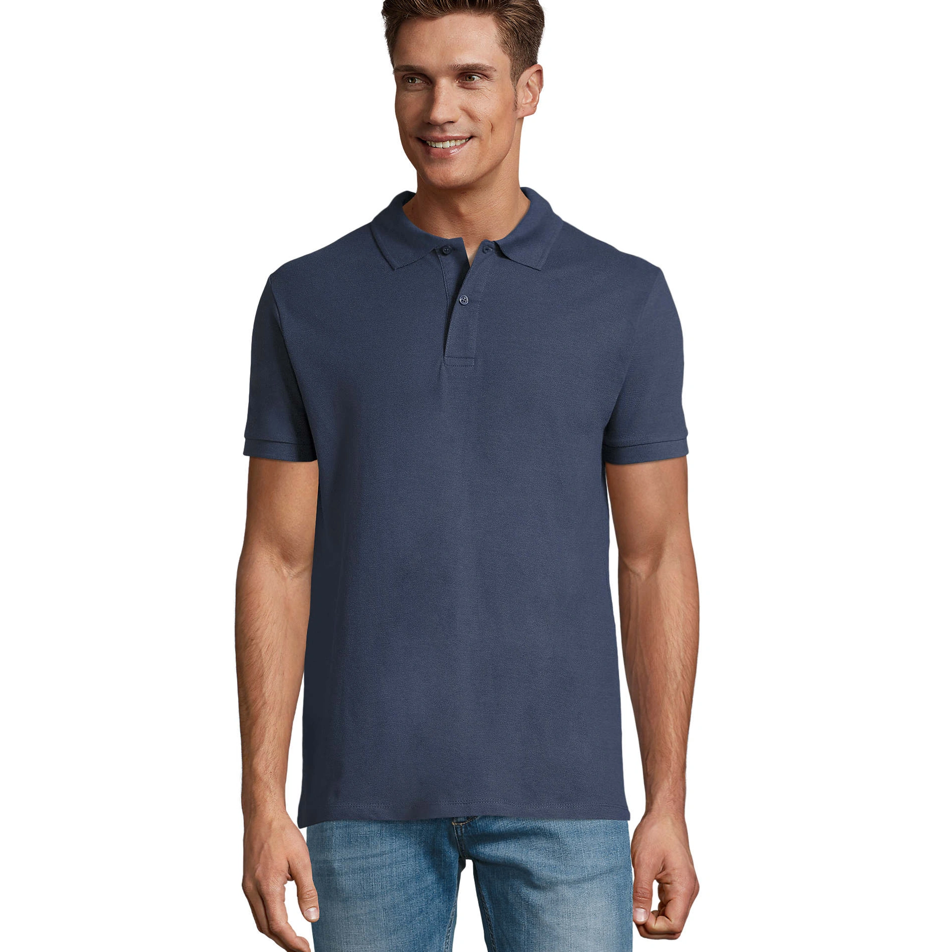 Футболка поло чоловіча SOL'S Perfect - Джинсовий / 3XL