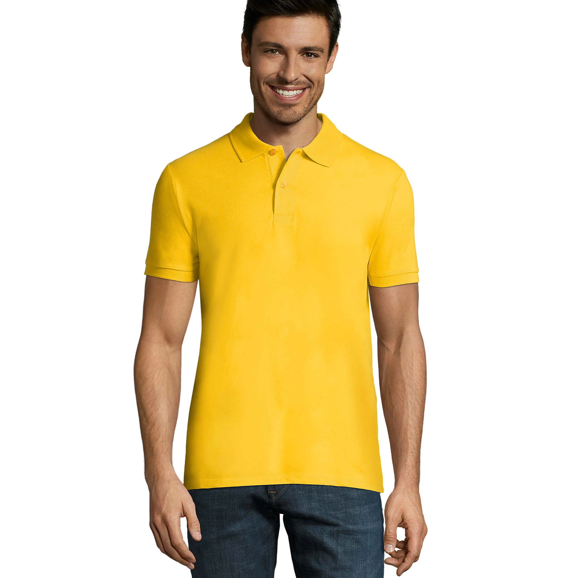Футболка поло чоловіча SOL'S Perfect - Жовтий / 3XL