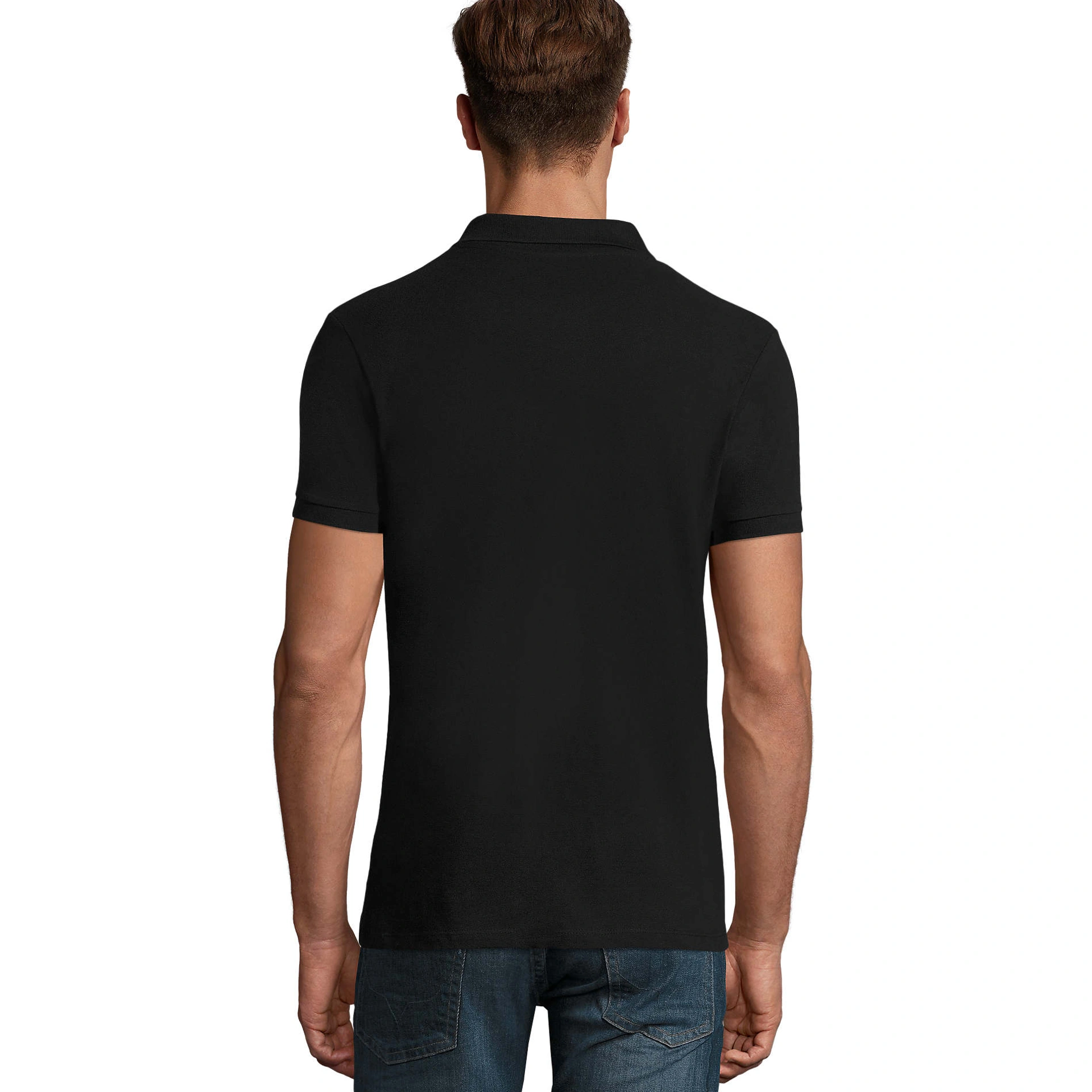 Футболка поло чоловіча SOL'S Perfect - Чорний / 3XL