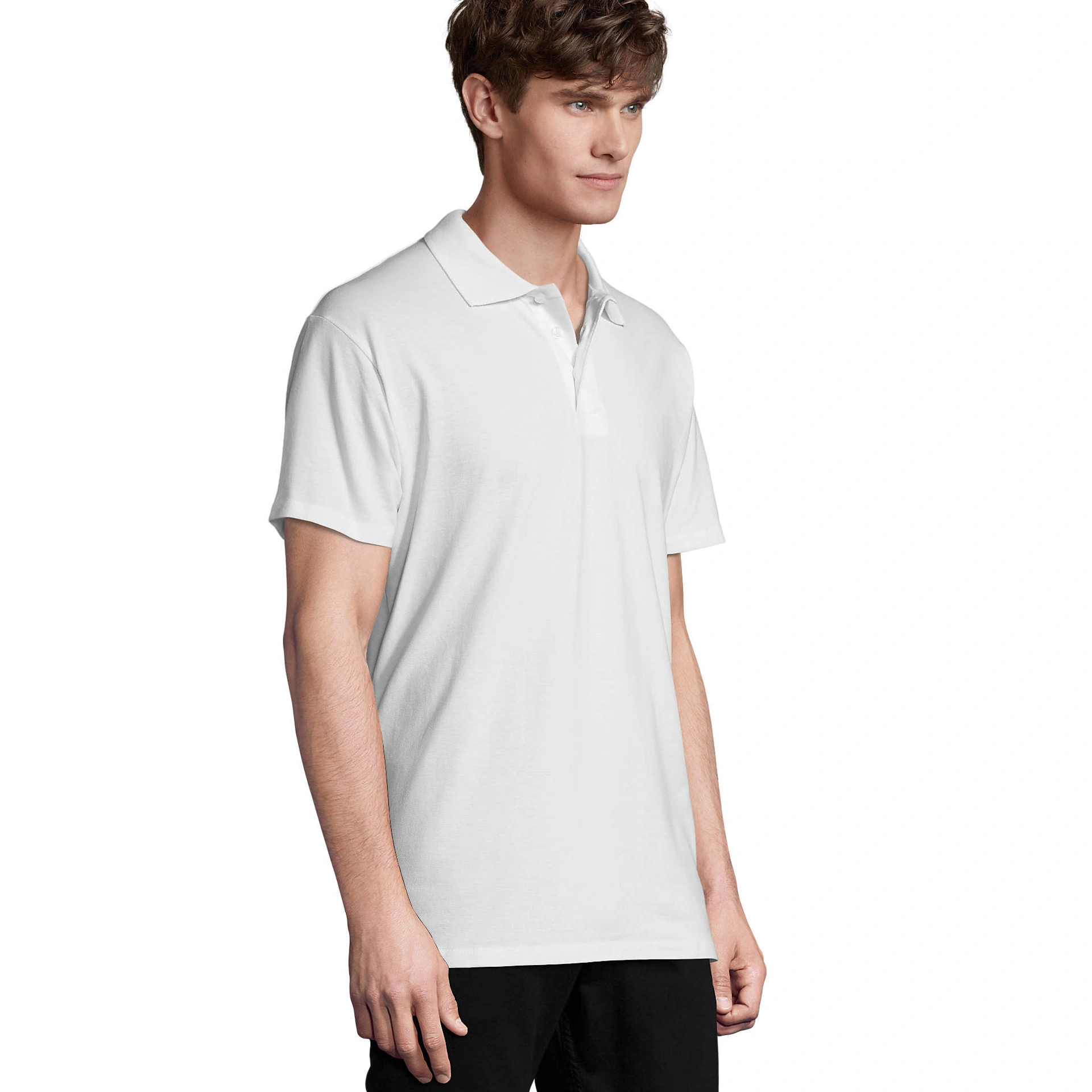 Футболка поло SOL'S Spring II - Білий / 3XL