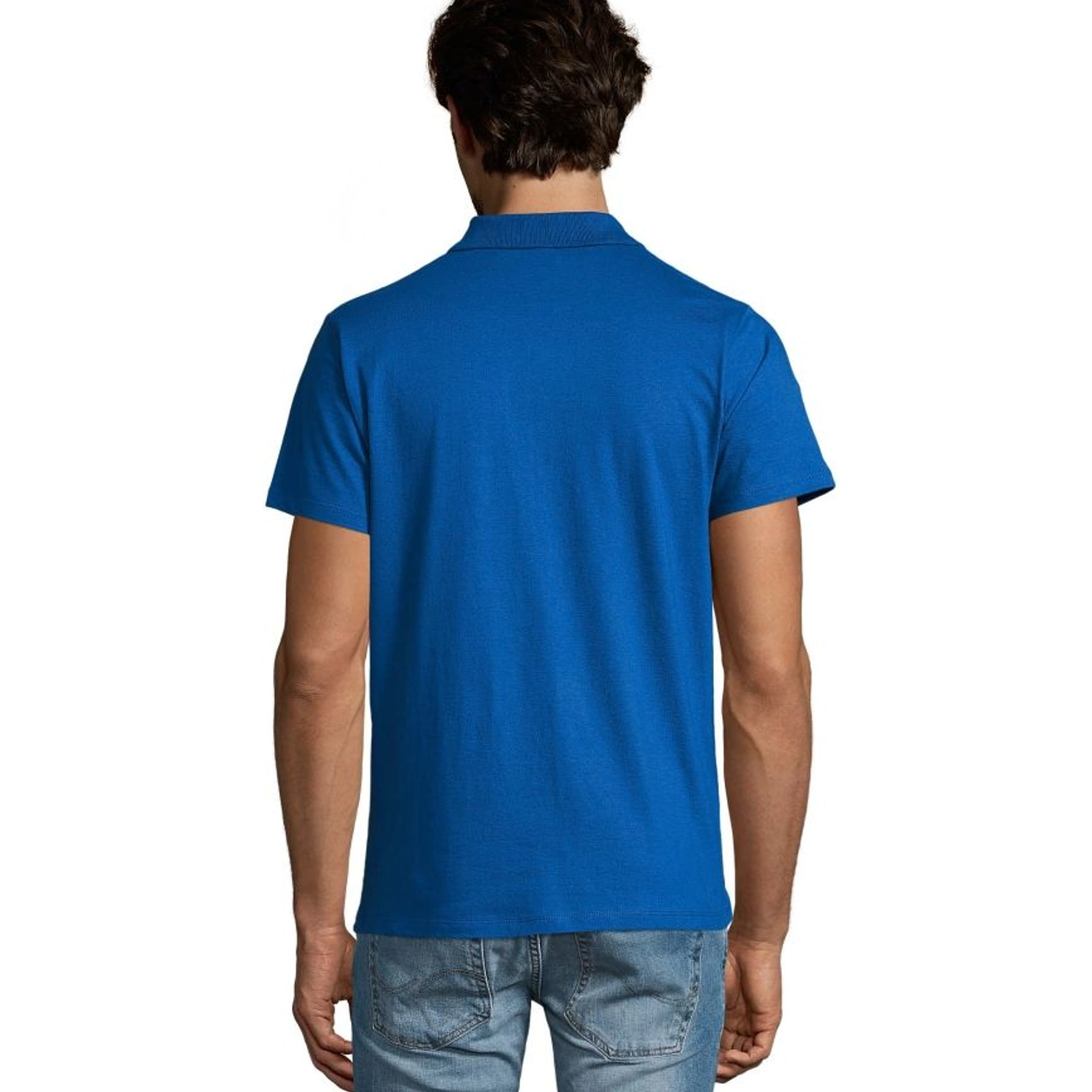 Футболка поло чоловіча SOL'S Prescott - Яскраво-синій / 3XL