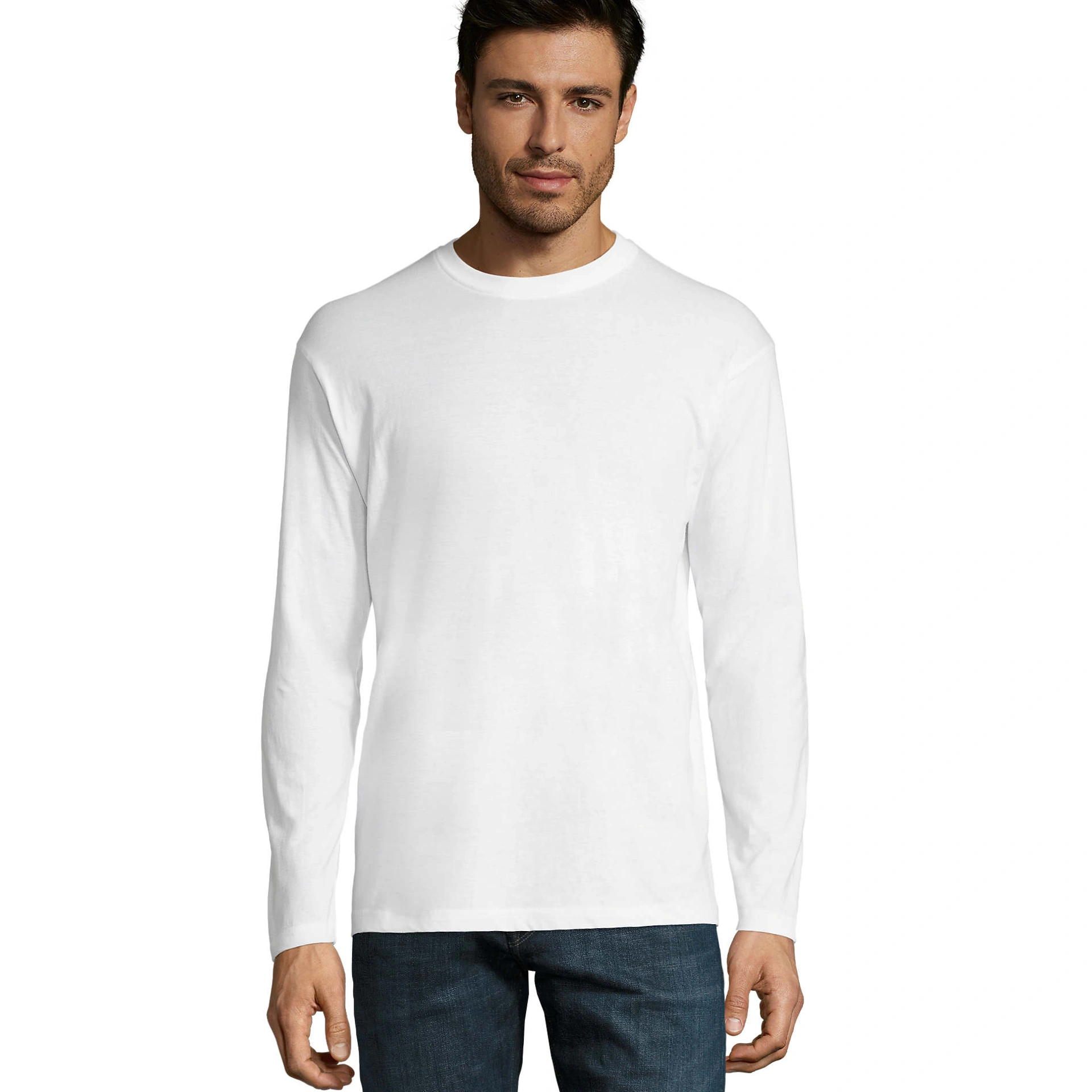 Лонгслів SOL'S Monarch - Білий / 3XL