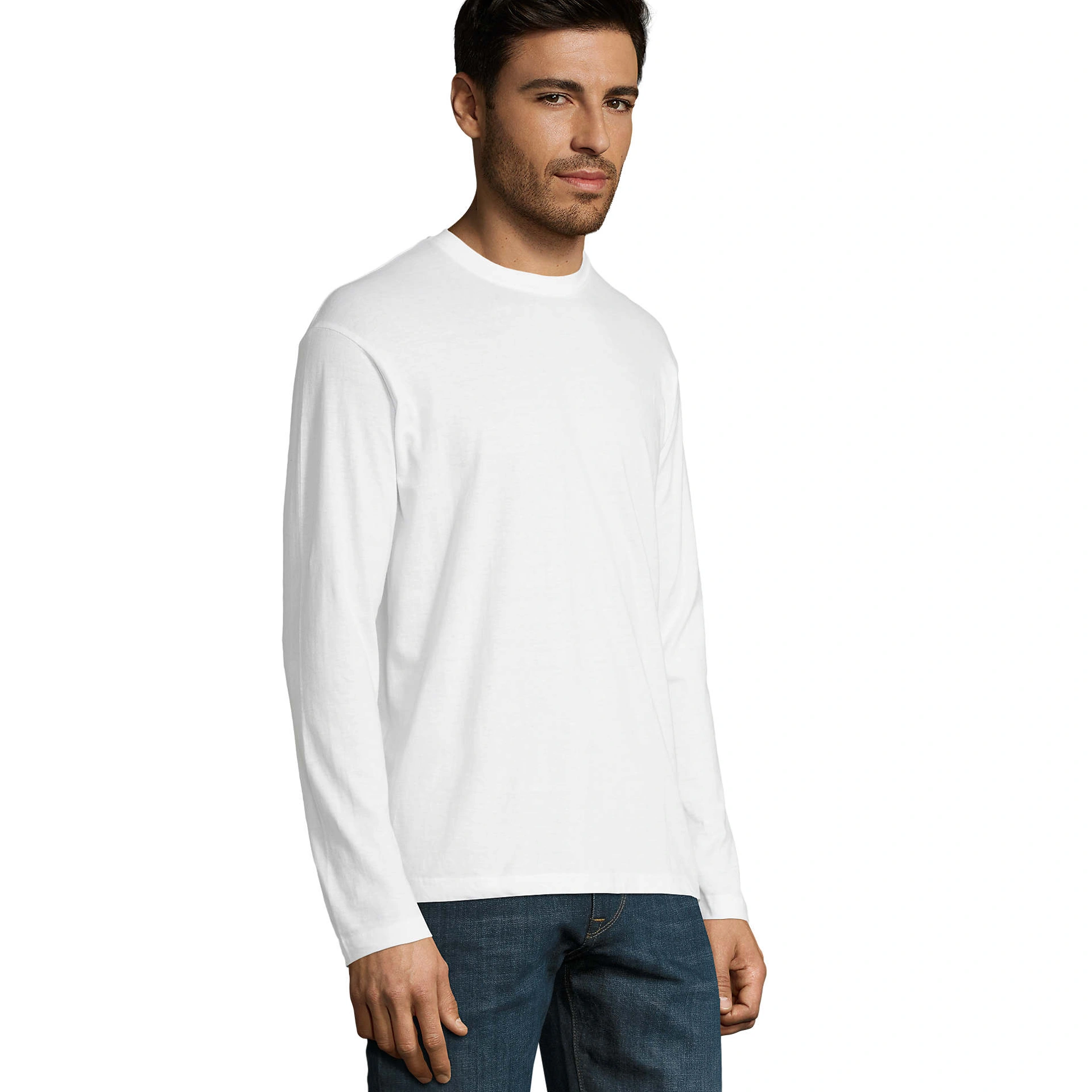 Лонгслів SOL'S Monarch - Білий / 3XL