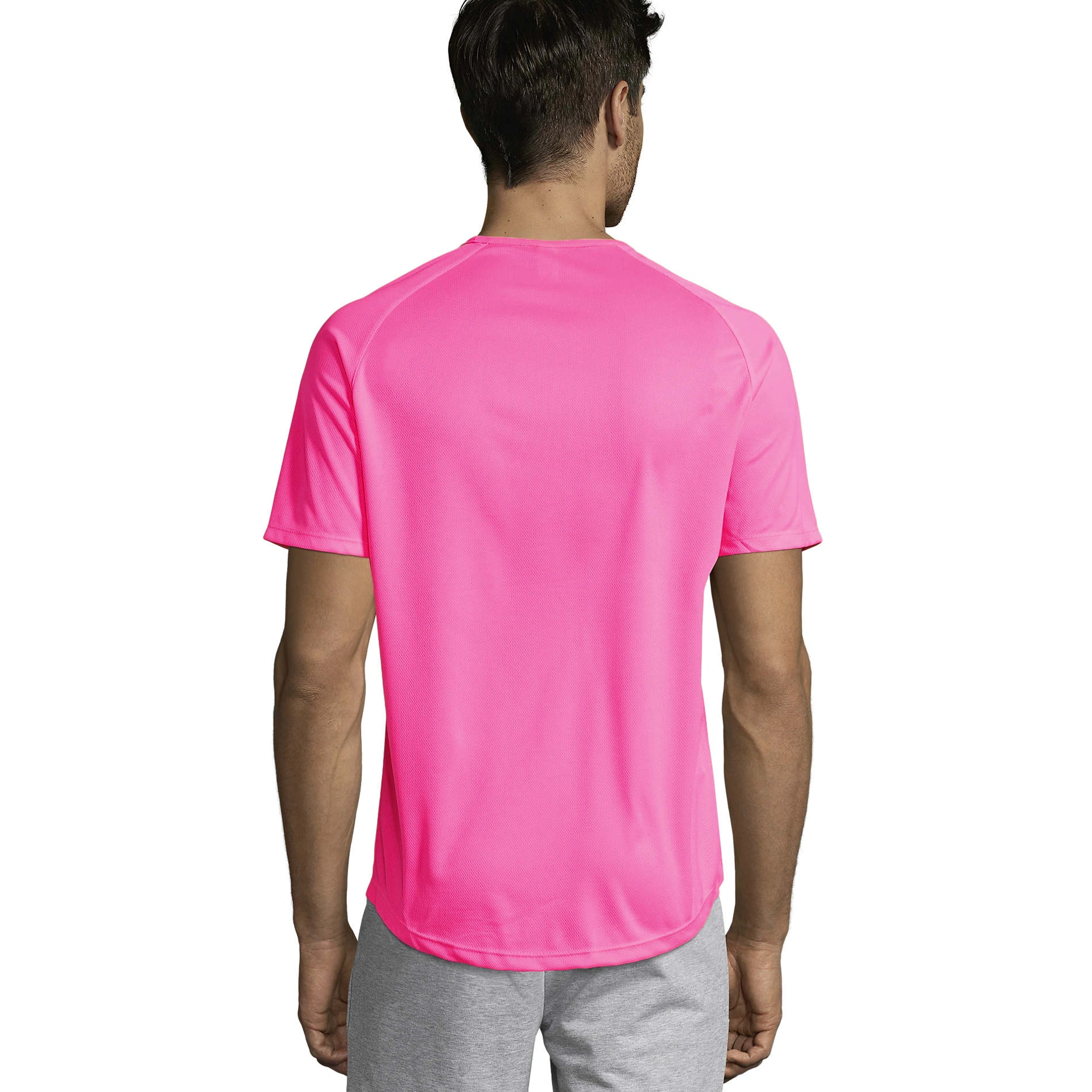 Футболка спортивна SOL'S Sporty - Неоново-рожевий / 3XL