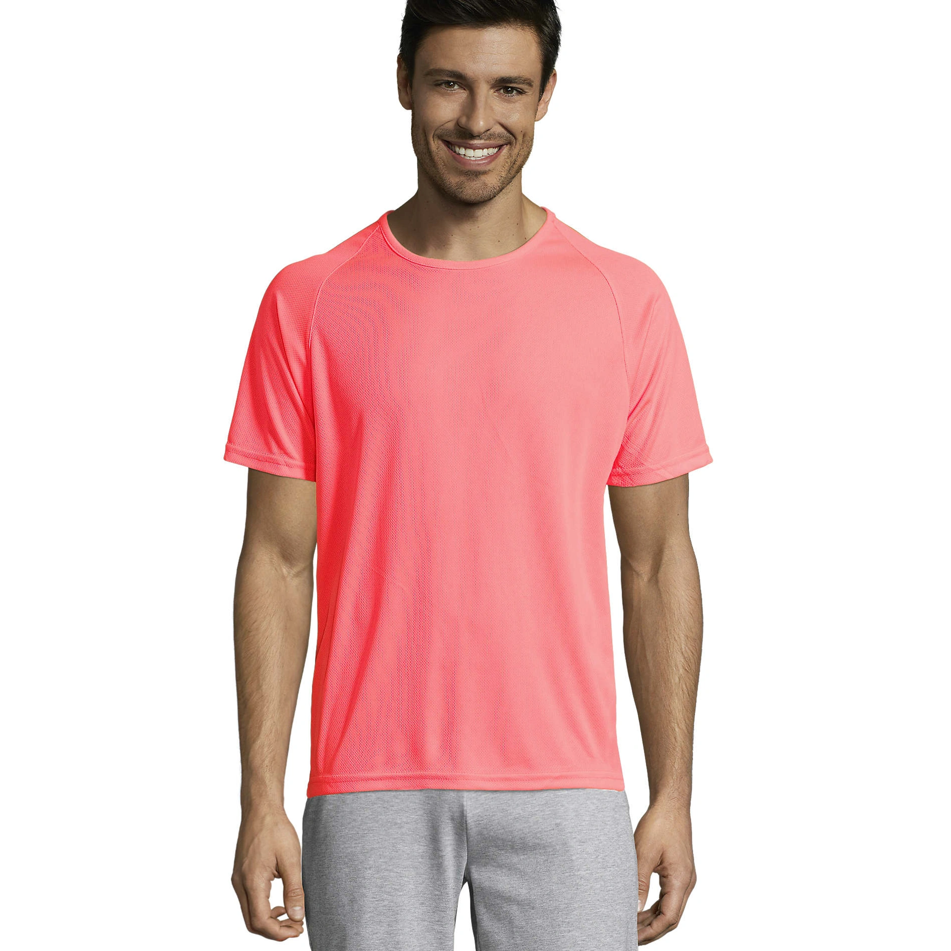 Футболка спортивна SOL'S Sporty - Неоново-кораловий / 3XL