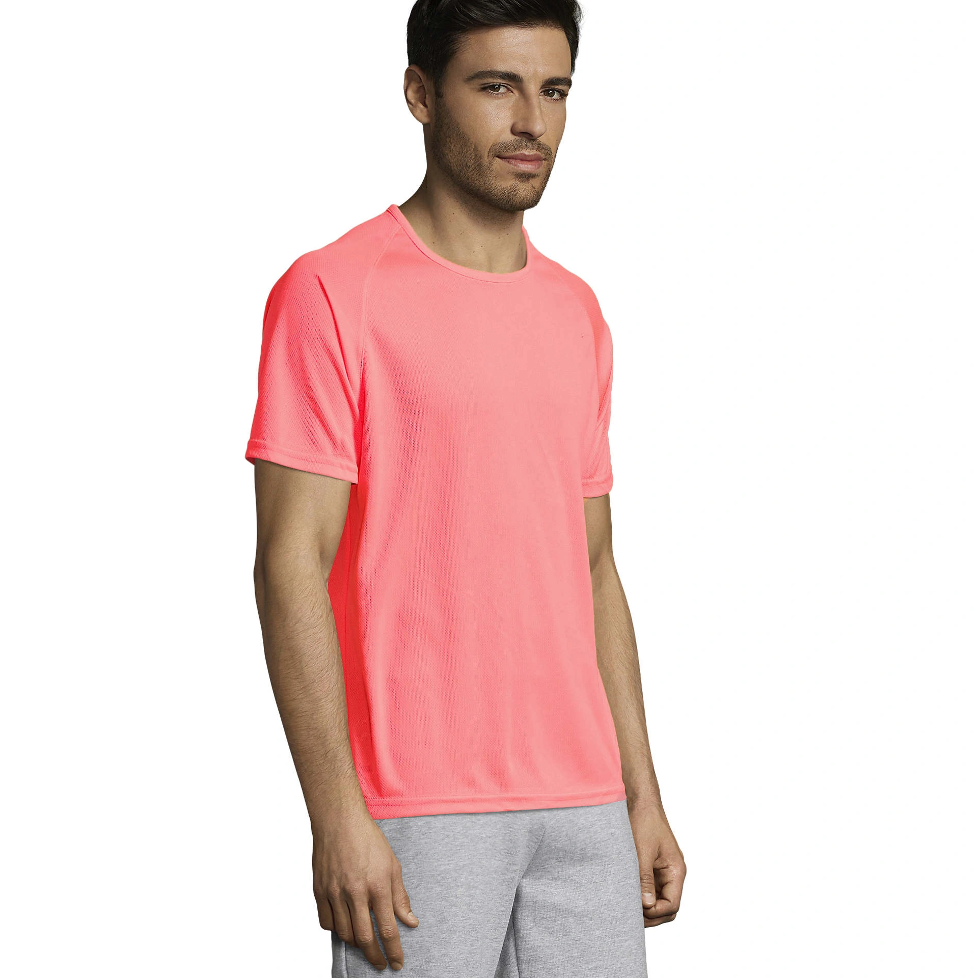 Футболка спортивна SOL'S Sporty - Неоново-кораловий / 3XL