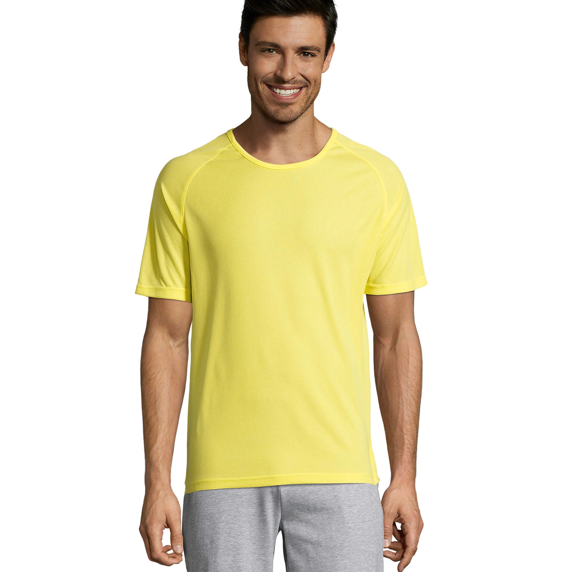 Футболка спортивна SOL'S Sporty - Лимонний / 3XL