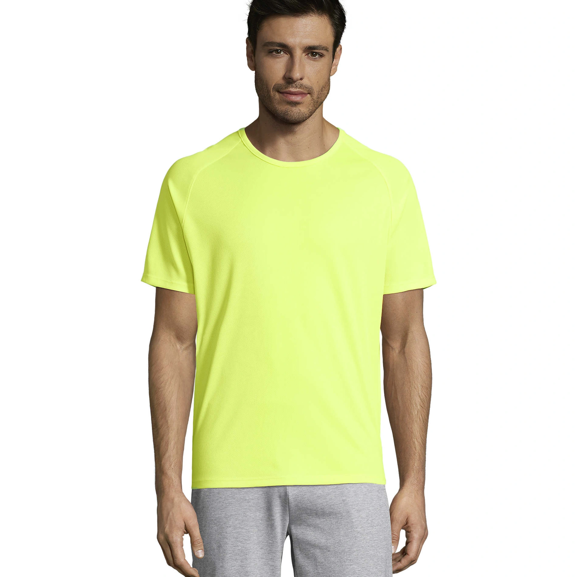 Футболка спортивна SOL'S Sporty - Неоново-жовтий / 3XL