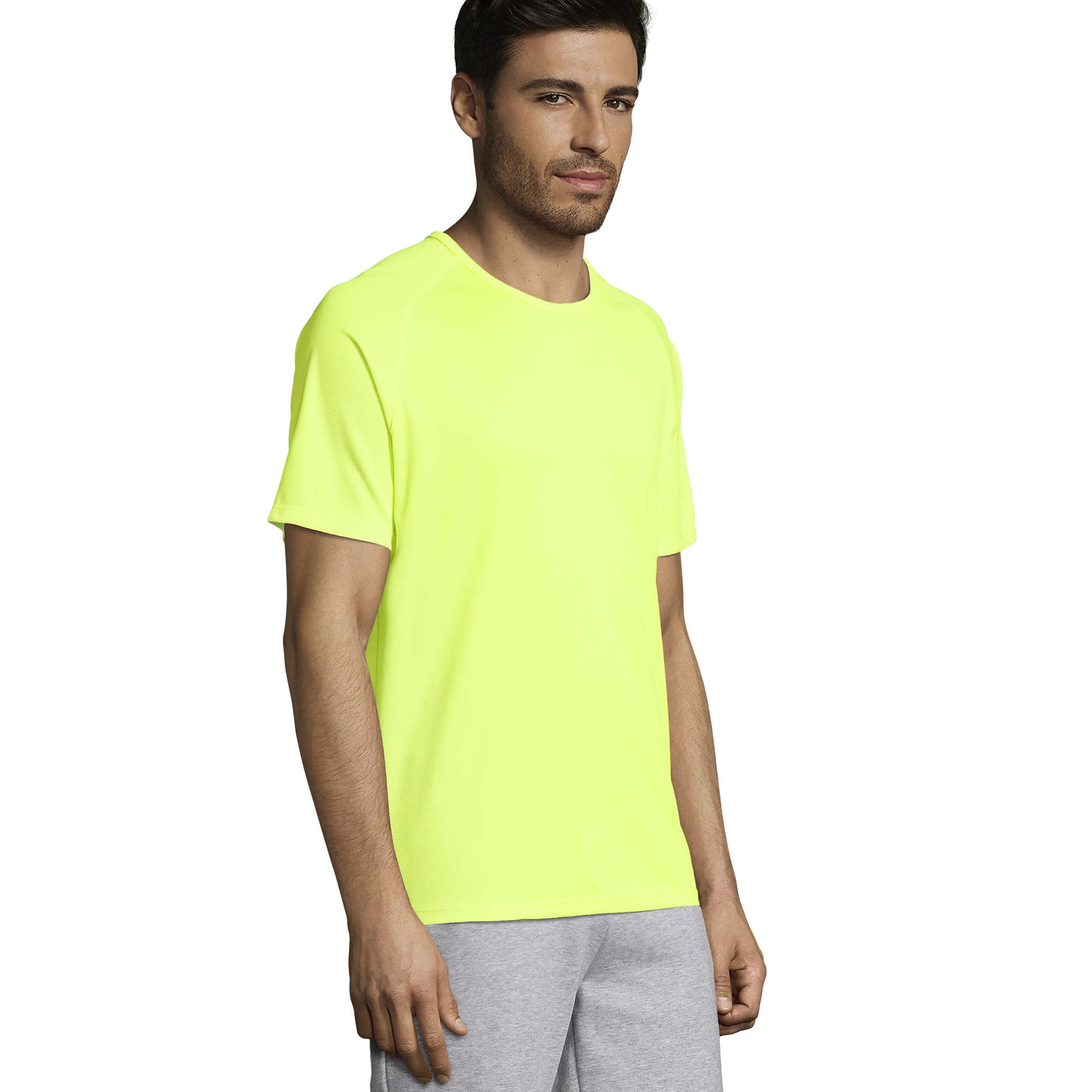 Футболка спортивна SOL'S Sporty - Неоново-жовтий / 3XL