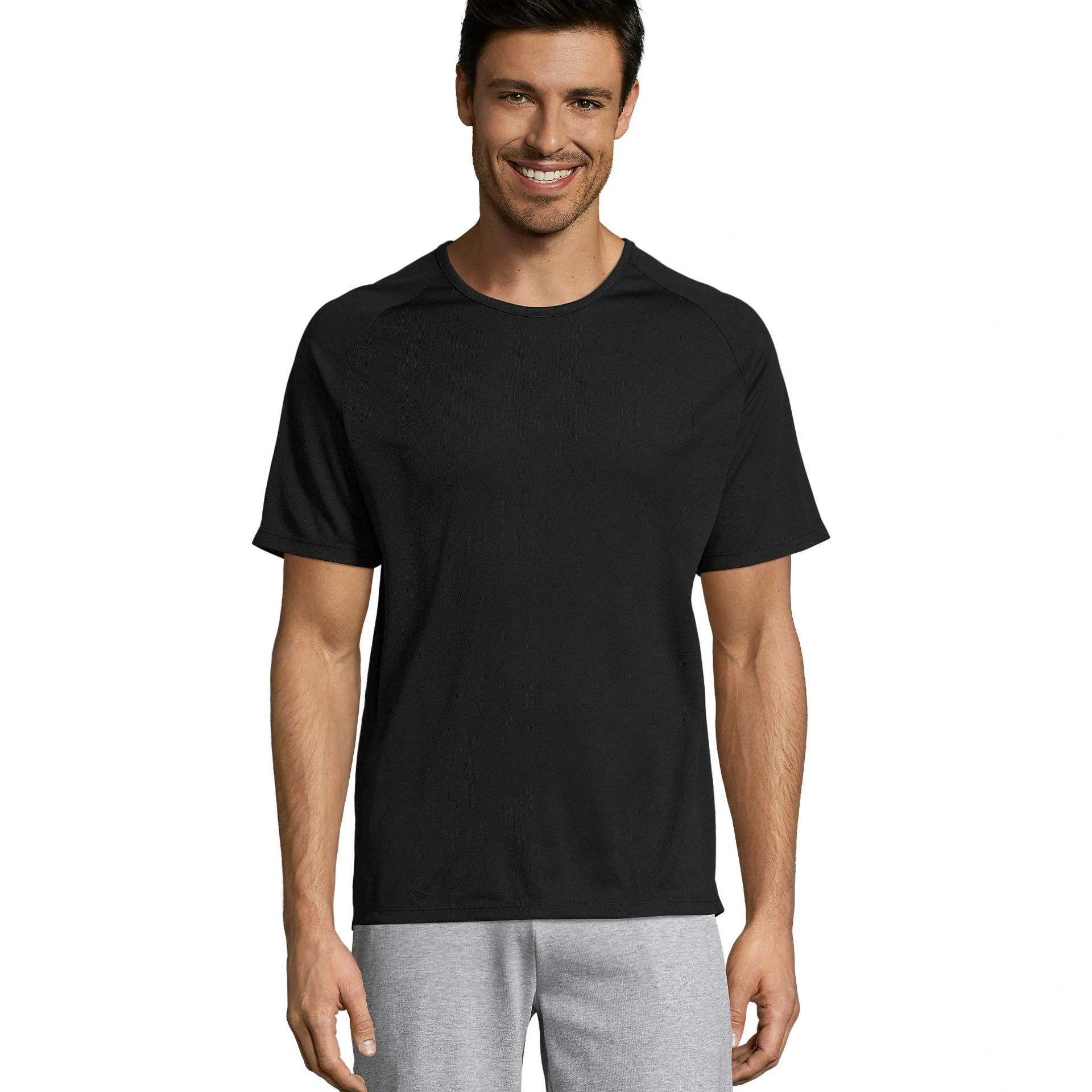 Футболка спортивна SOL'S Sporty - Чорний / 3XL