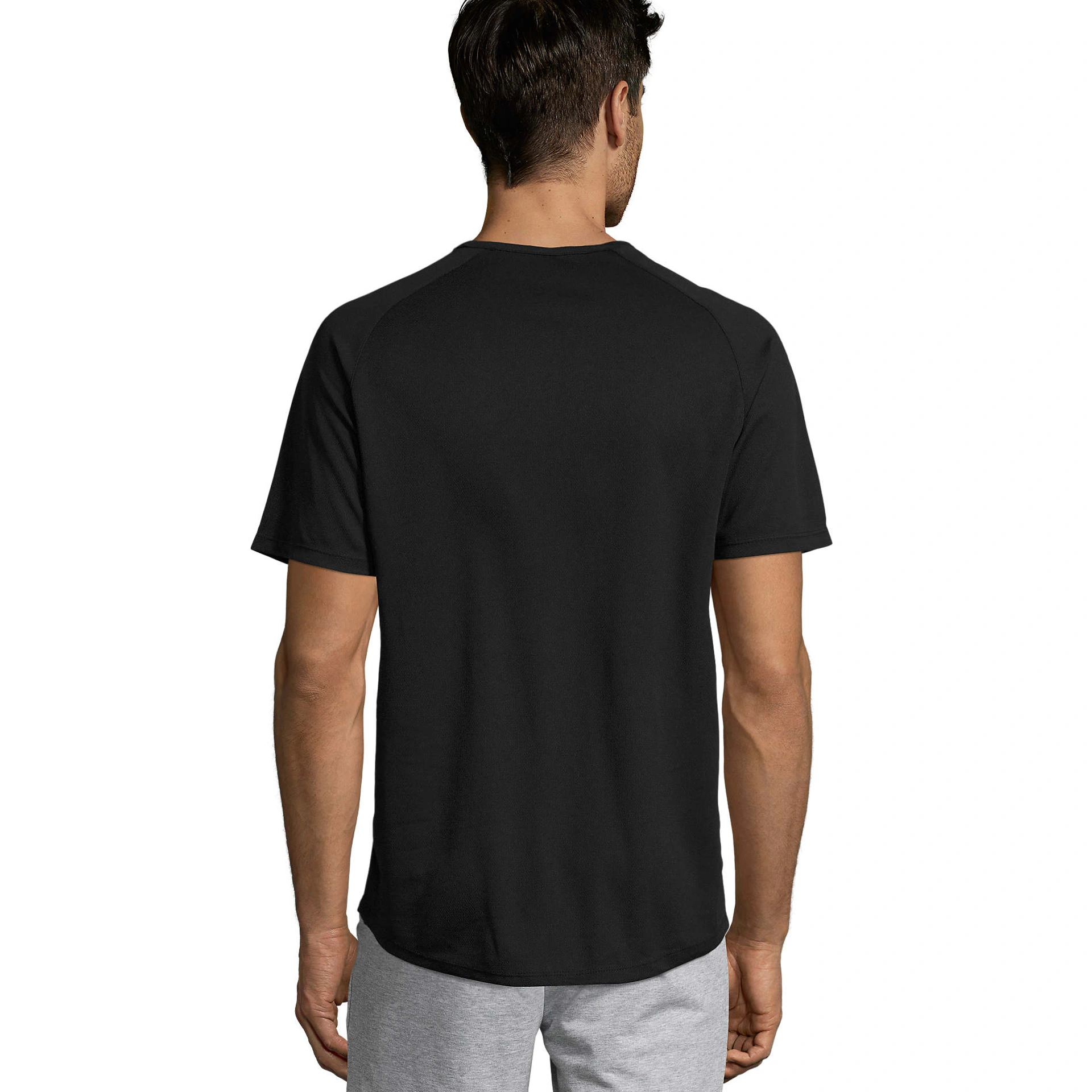 Футболка спортивна SOL'S Sporty - Чорний / 3XL