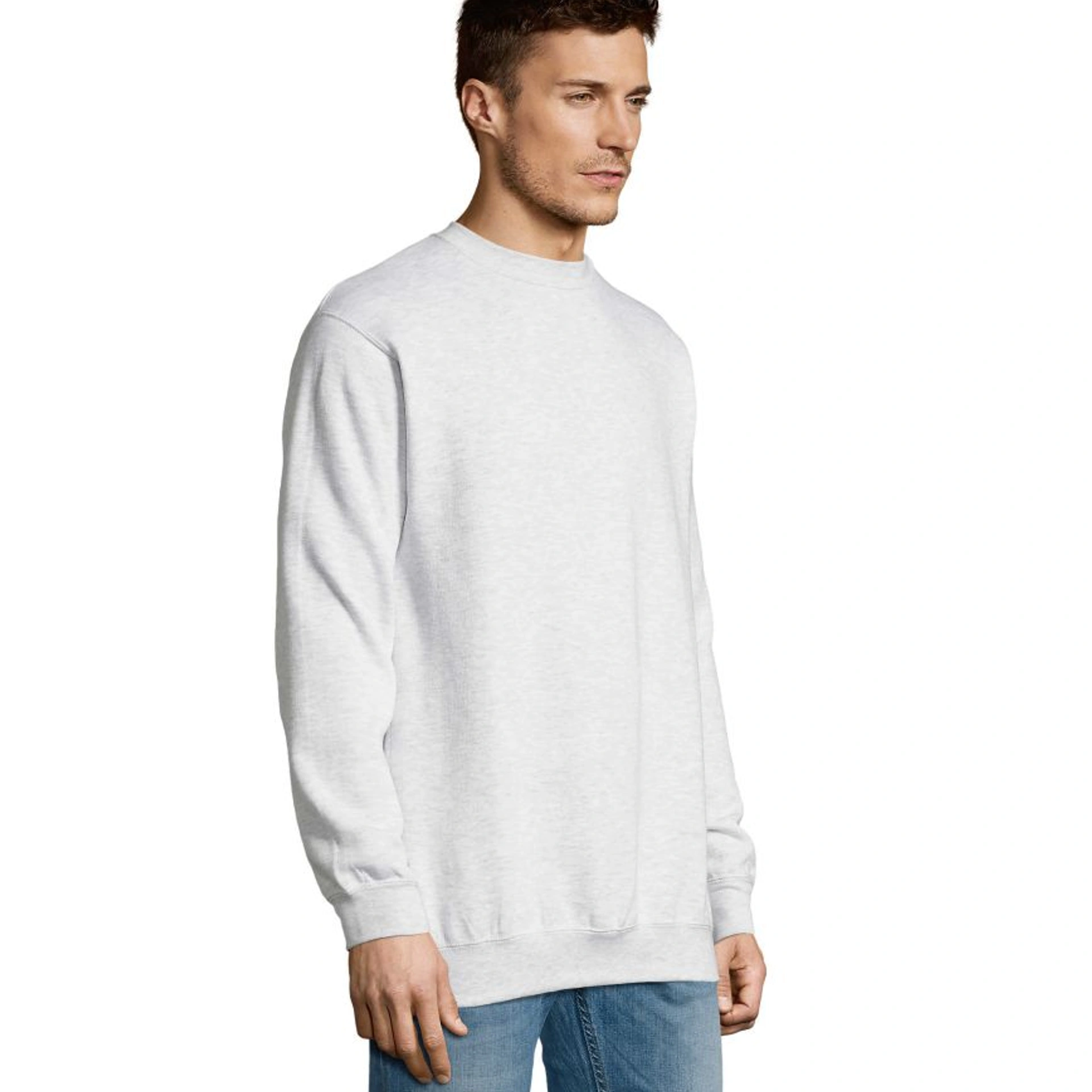 Світшот SOL'S New Supreme - Світло-сірий меланж / 3XL
