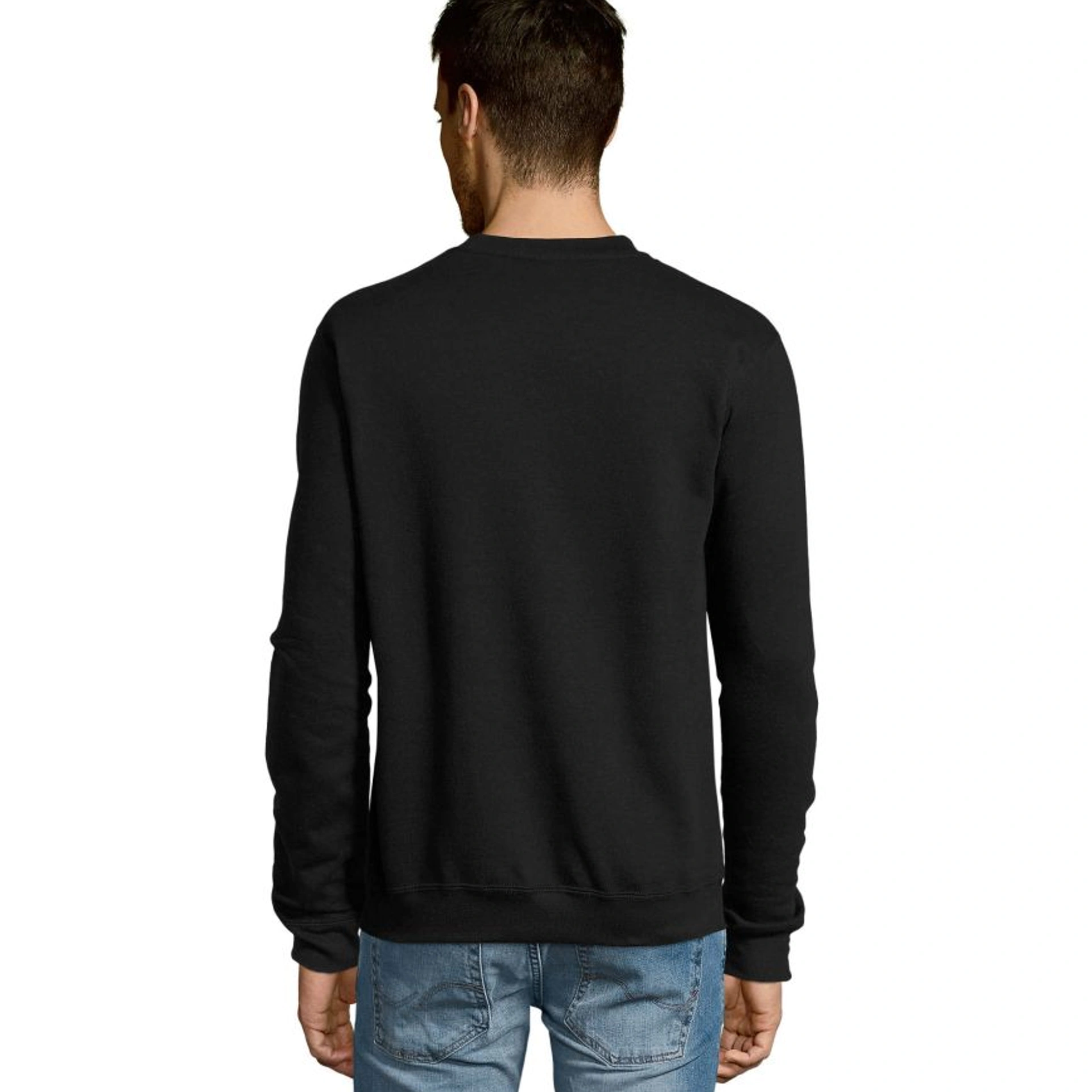 Світшот SOL'S New Supreme - Чорний / 3XL