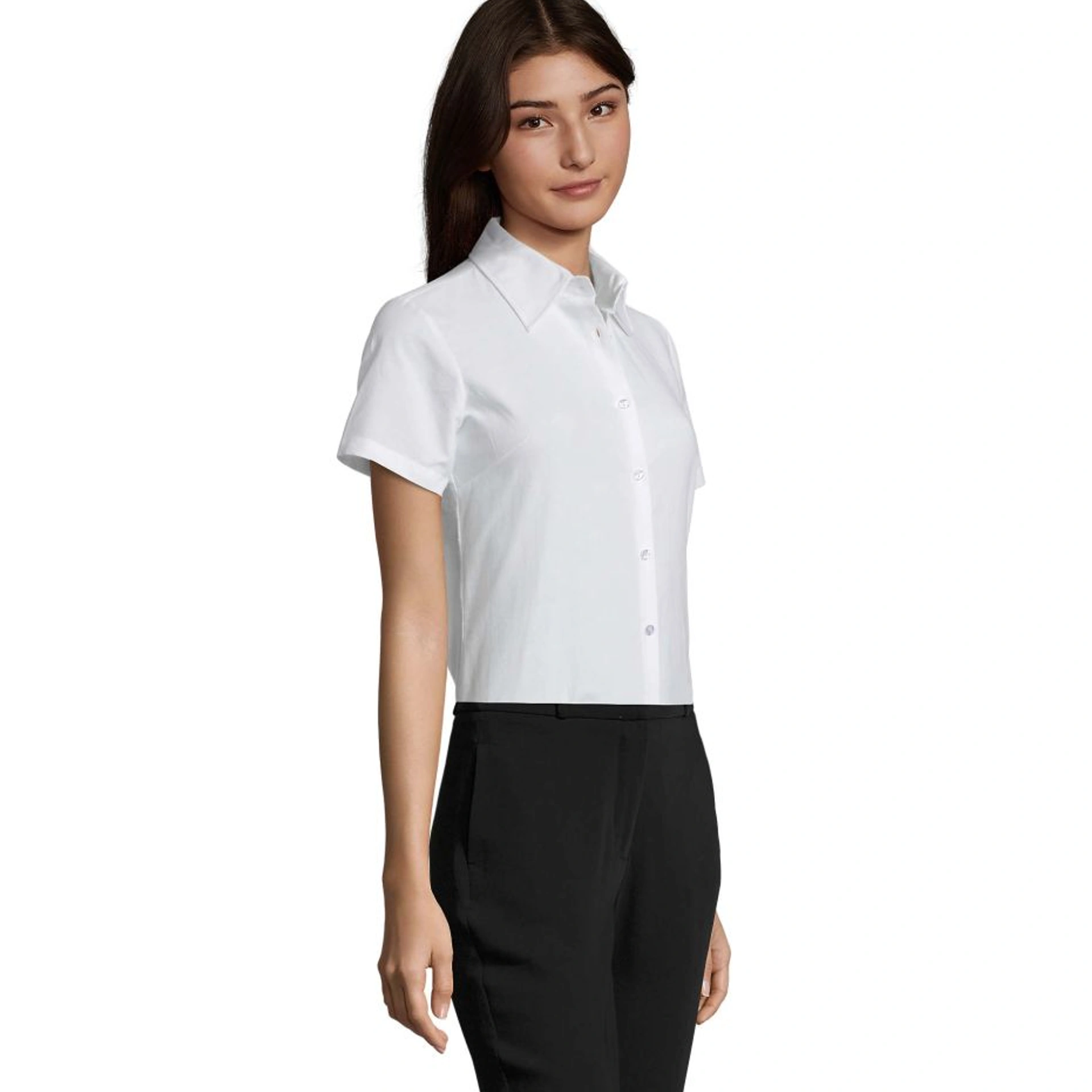 Сорочка жіноча SOL'S Elite Short Sleeve - Білий / 3XL